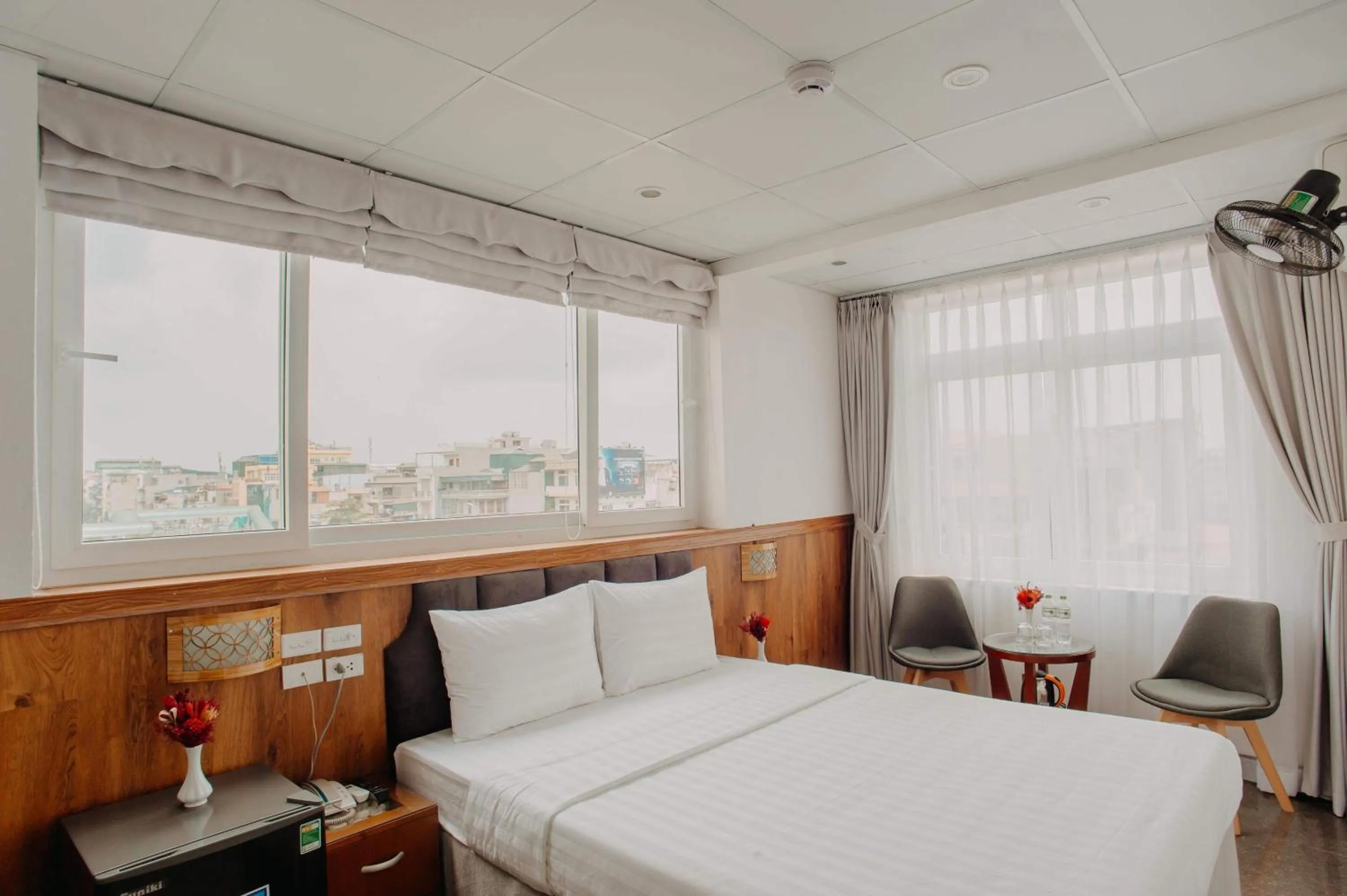 Bed in Hanoi Asia Hotel