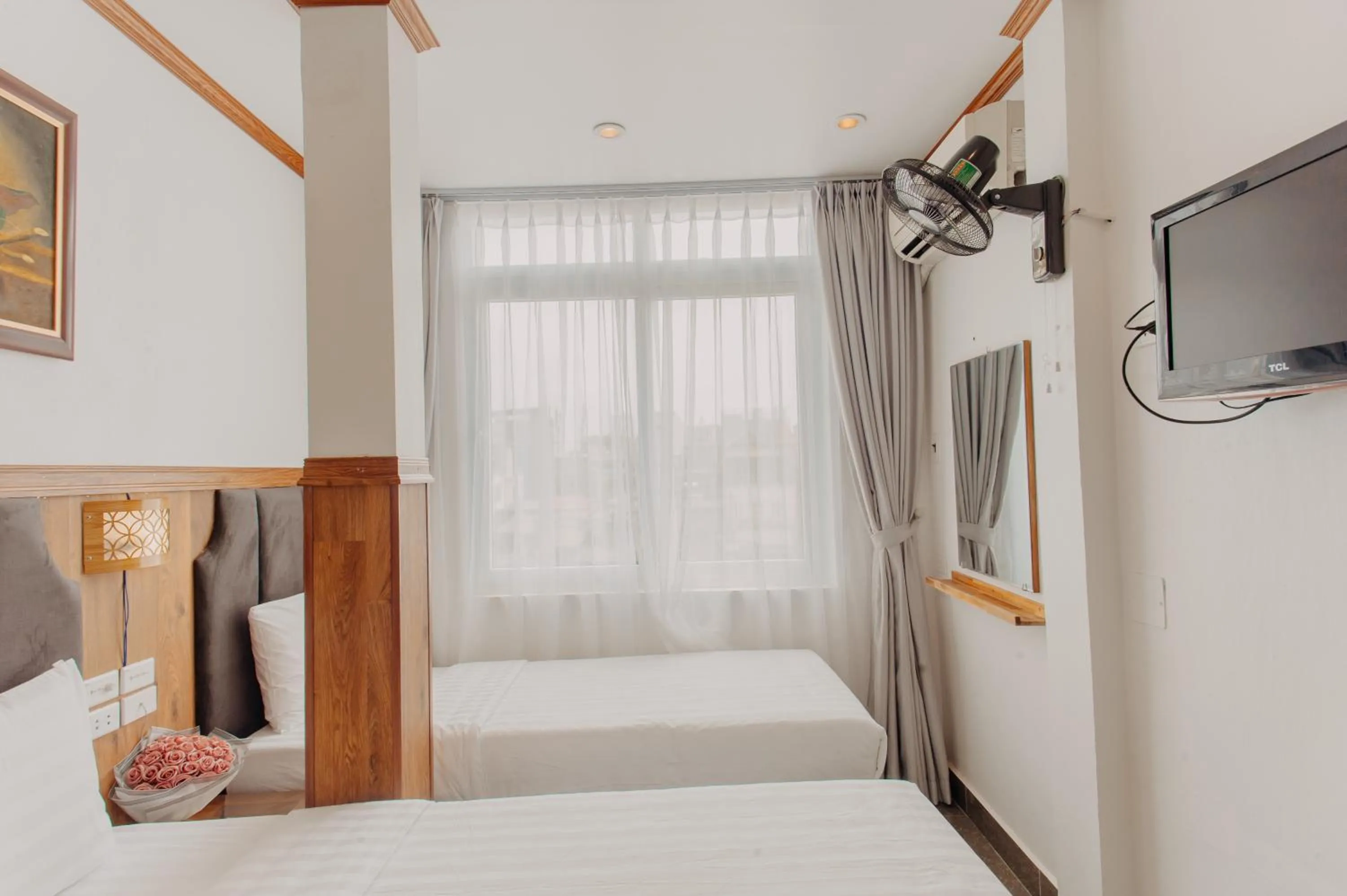 Bed in Hanoi Asia Hotel