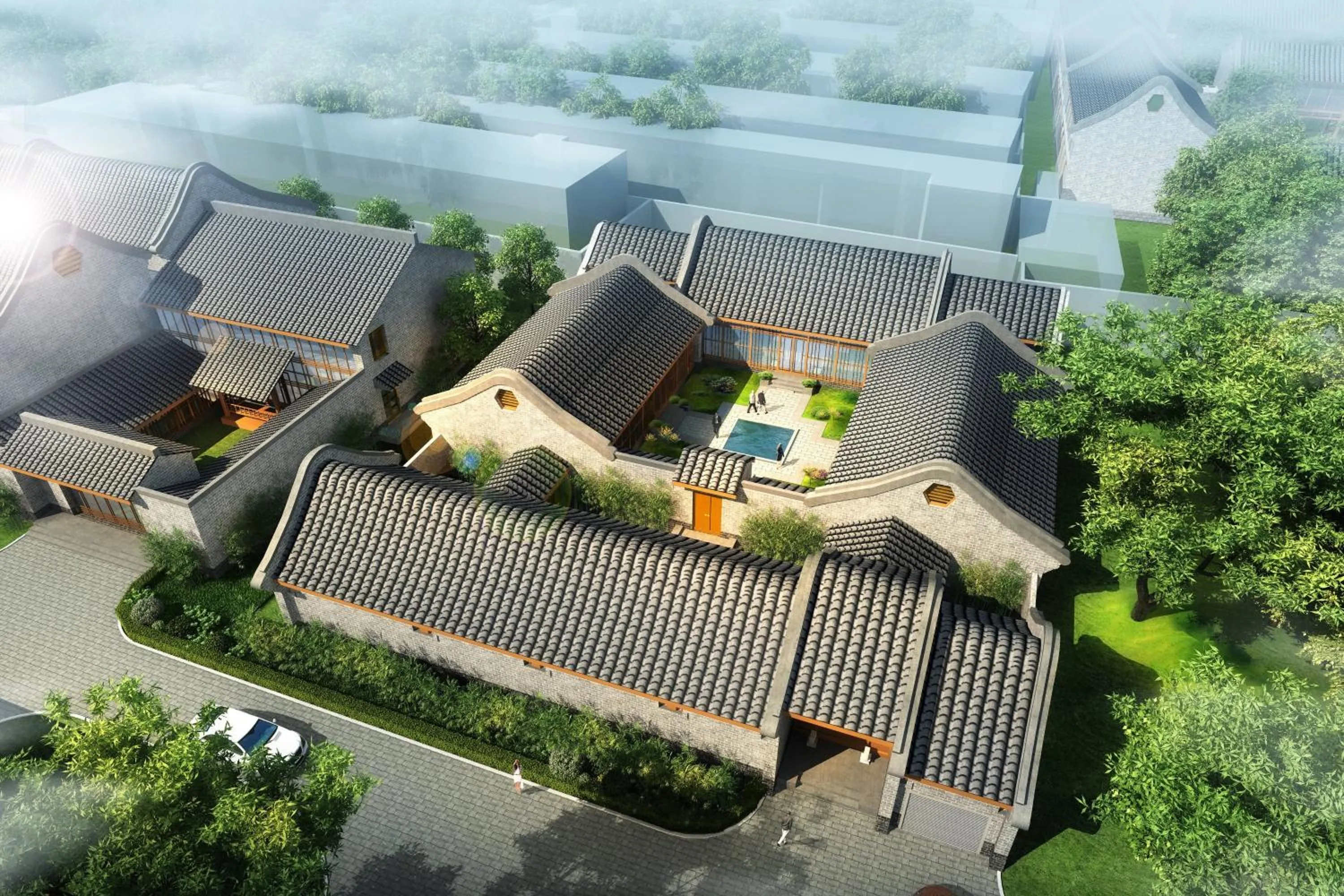 Property building in JW Marriott Hotel Qufu
