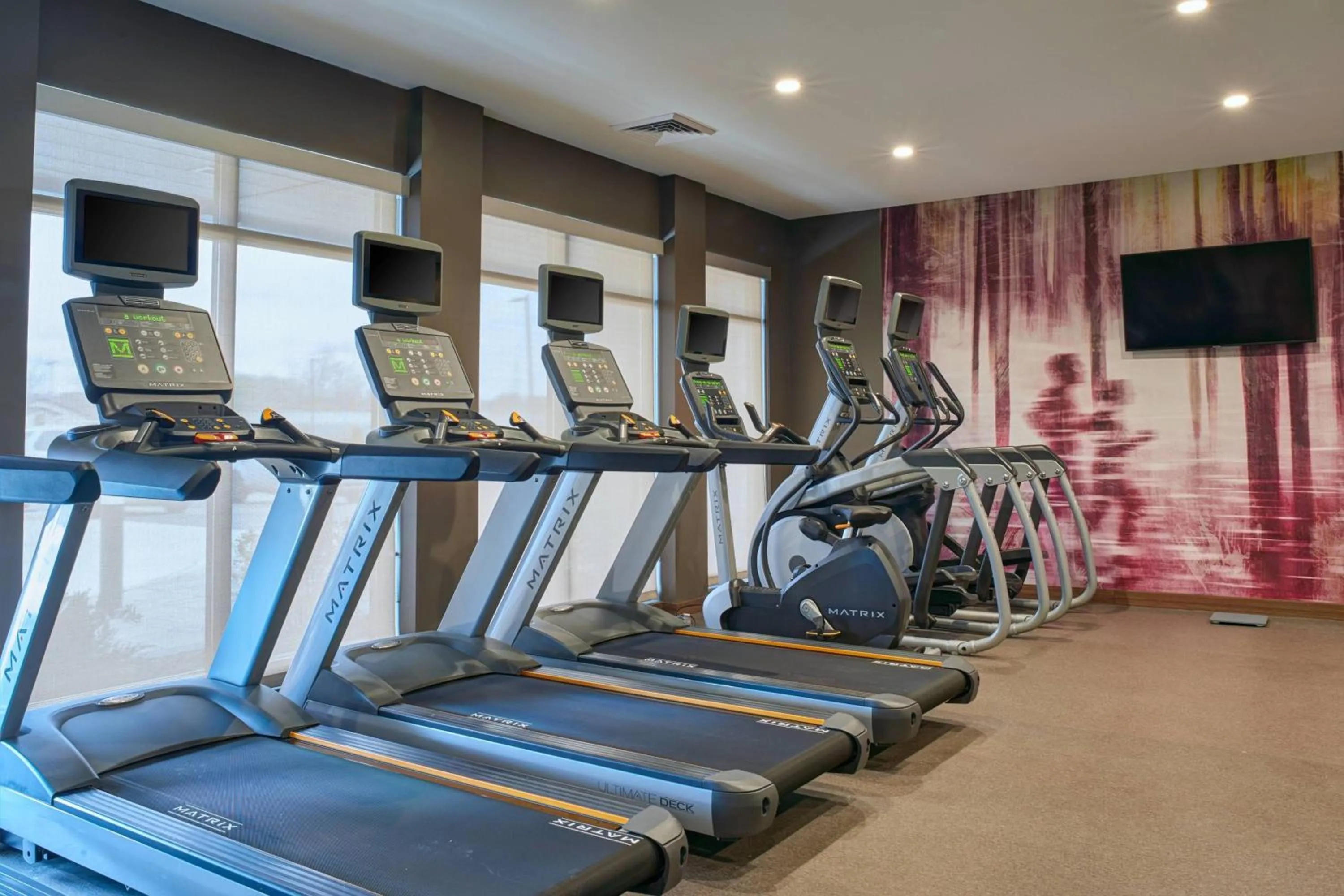 Fitness centre/facilities in Courtyard by Marriott Jackson