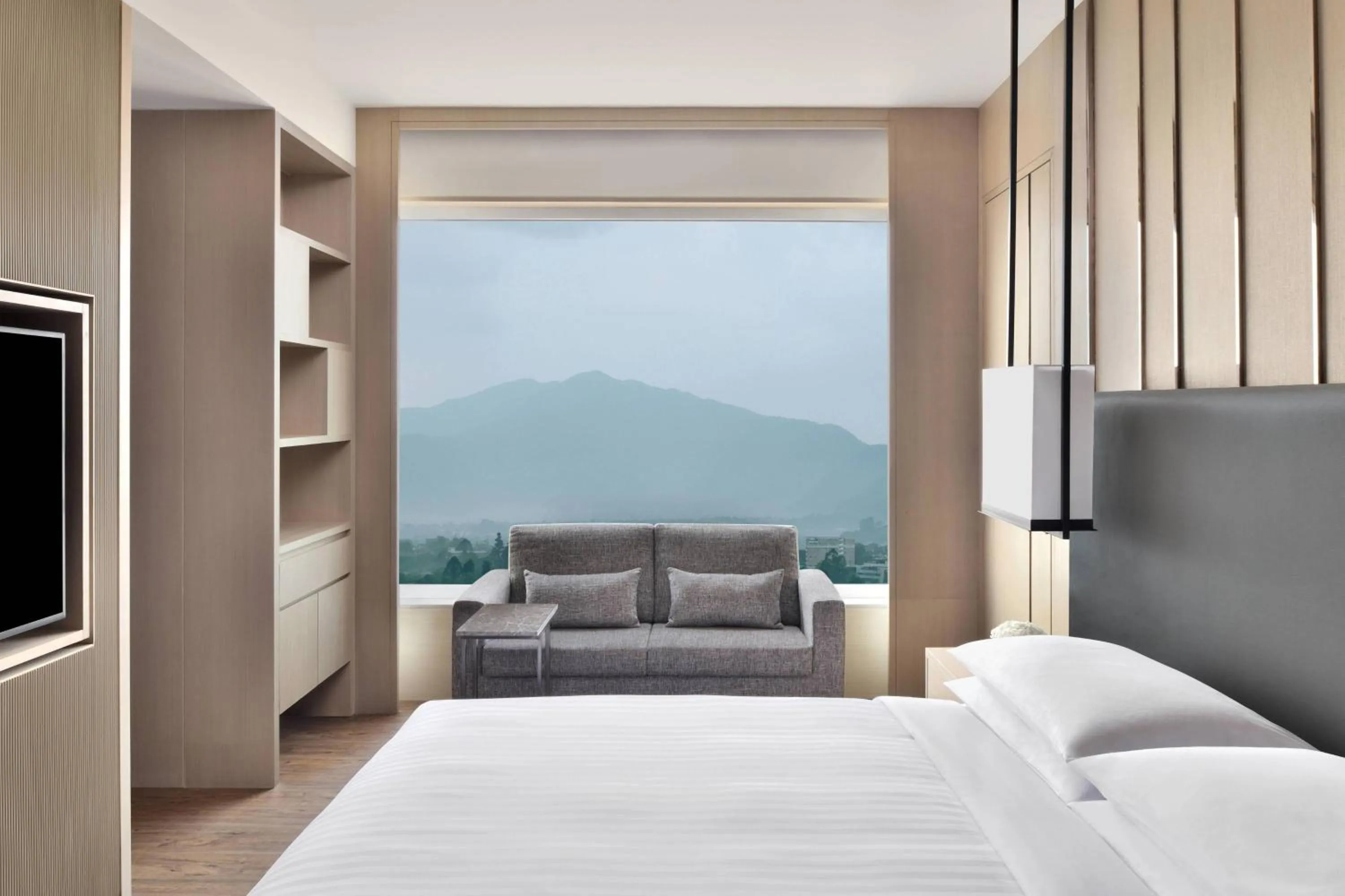 Lounge or bar, Bed in Kathmandu Marriott Hotel