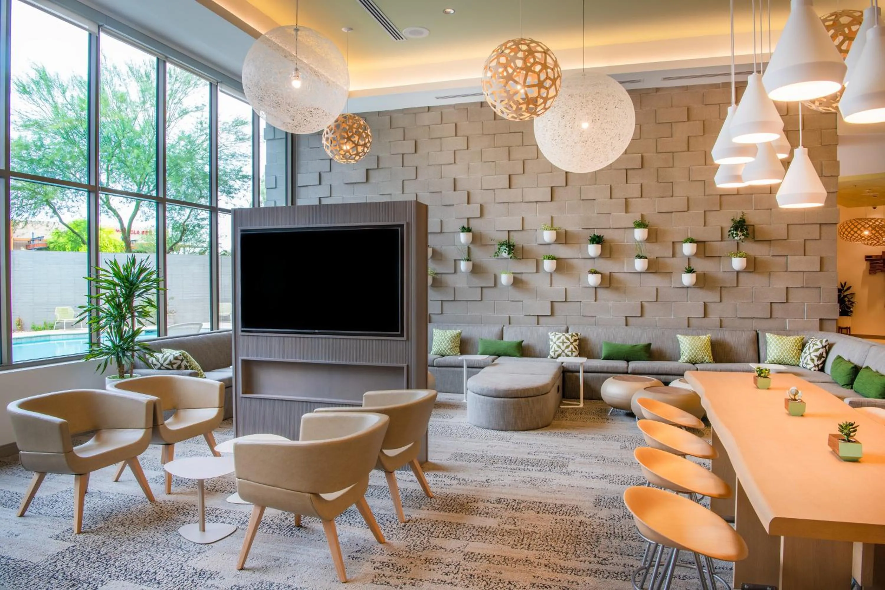 Lobby or reception in Element Scottsdale at SkySong