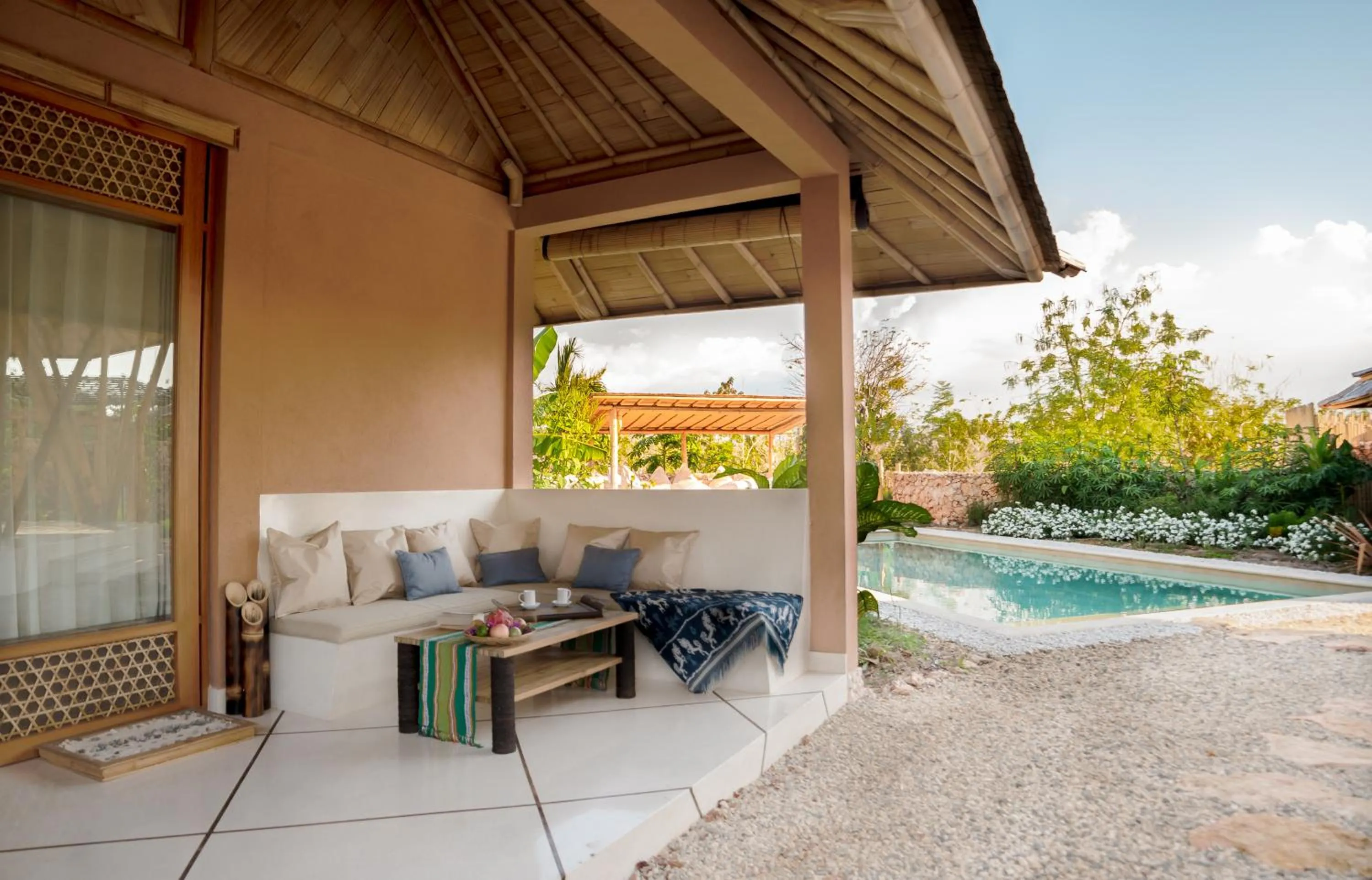 Patio in Maringi Sumba by the Sumba Hospitality Foundation