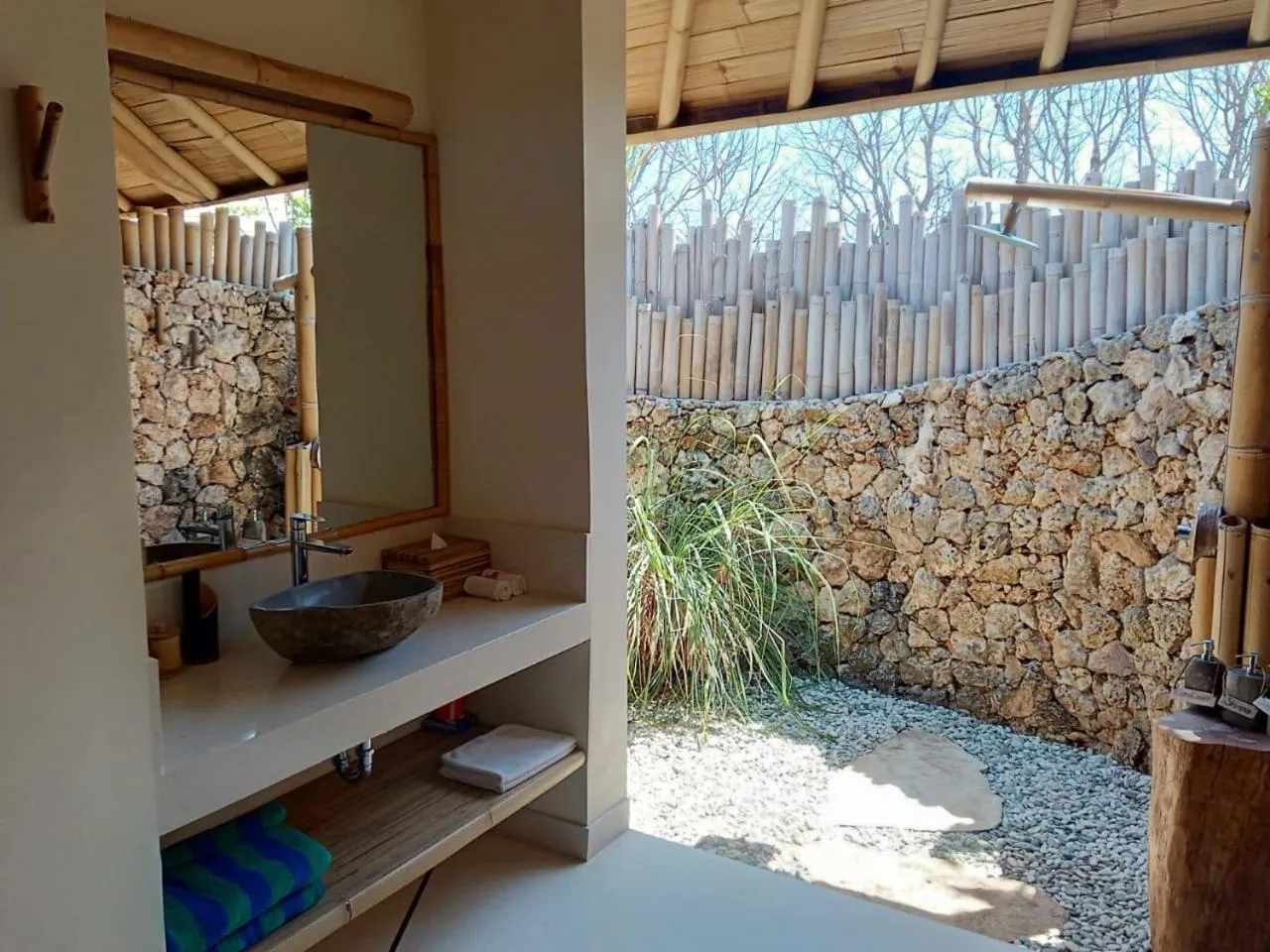 Open Air Bath in Maringi Sumba by the Sumba Hospitality Foundation