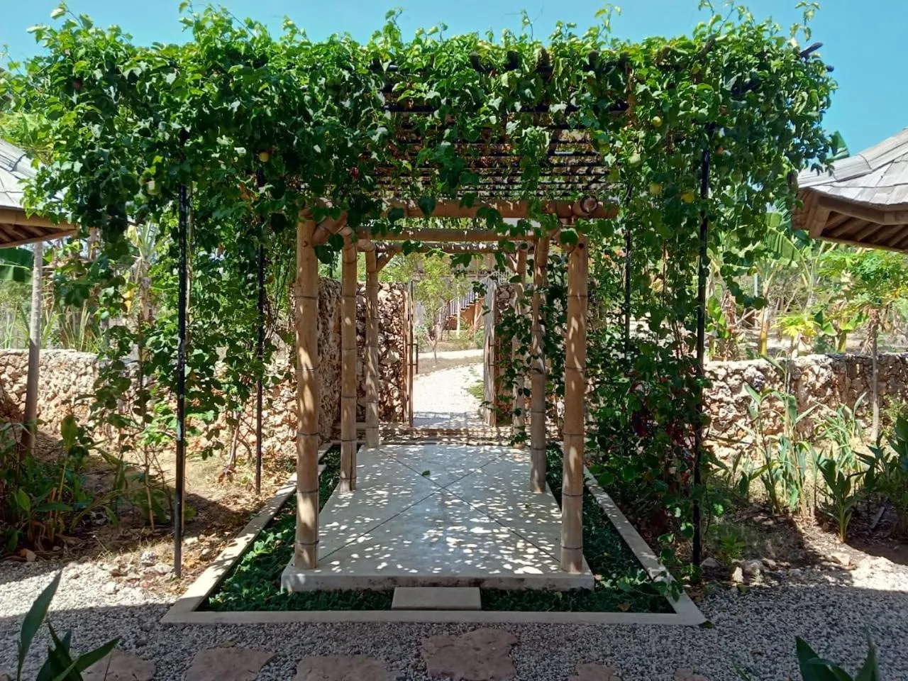 Facade/entrance in Maringi Sumba by the Sumba Hospitality Foundation