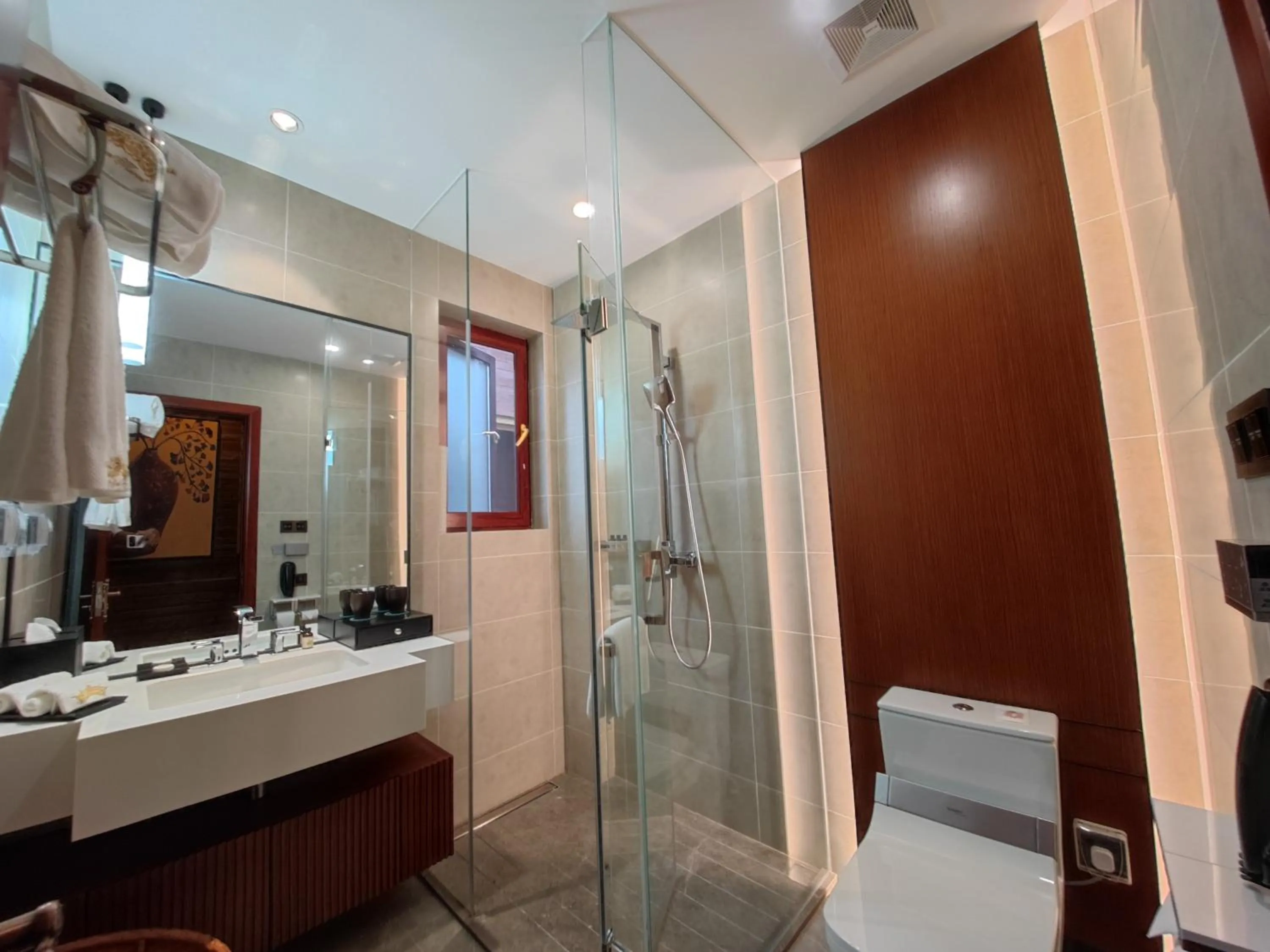 Shower in Prince Manor Resort