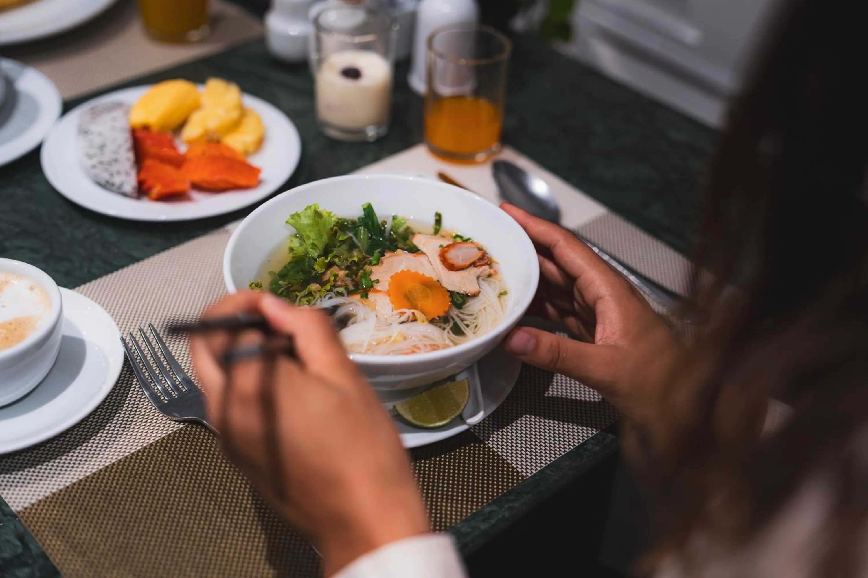 Breakfast in Baitong Hotel & Resort Phnom Penh