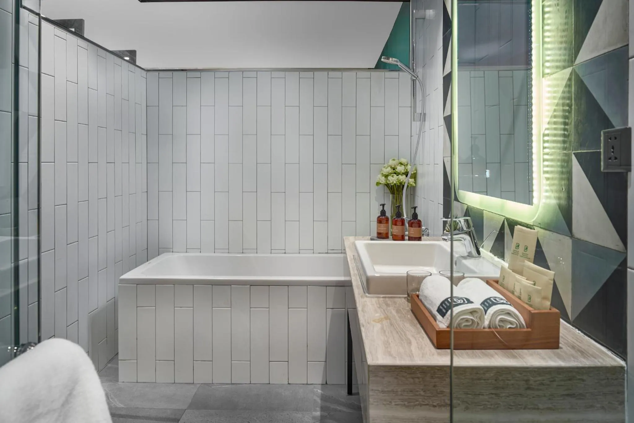 Bathroom in Baitong Hotel & Resort Phnom Penh