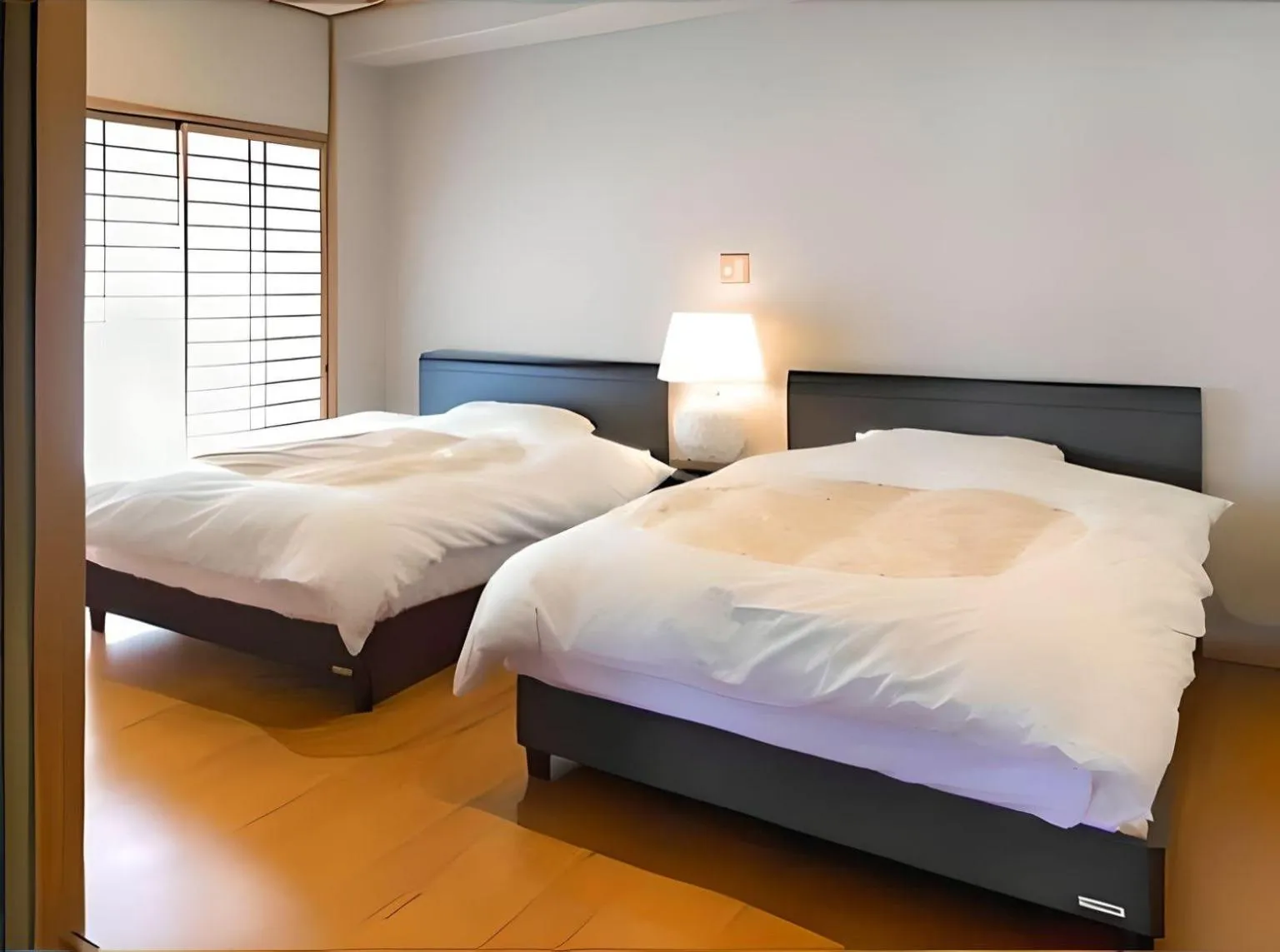 Bed in Hotel Kan-ichi