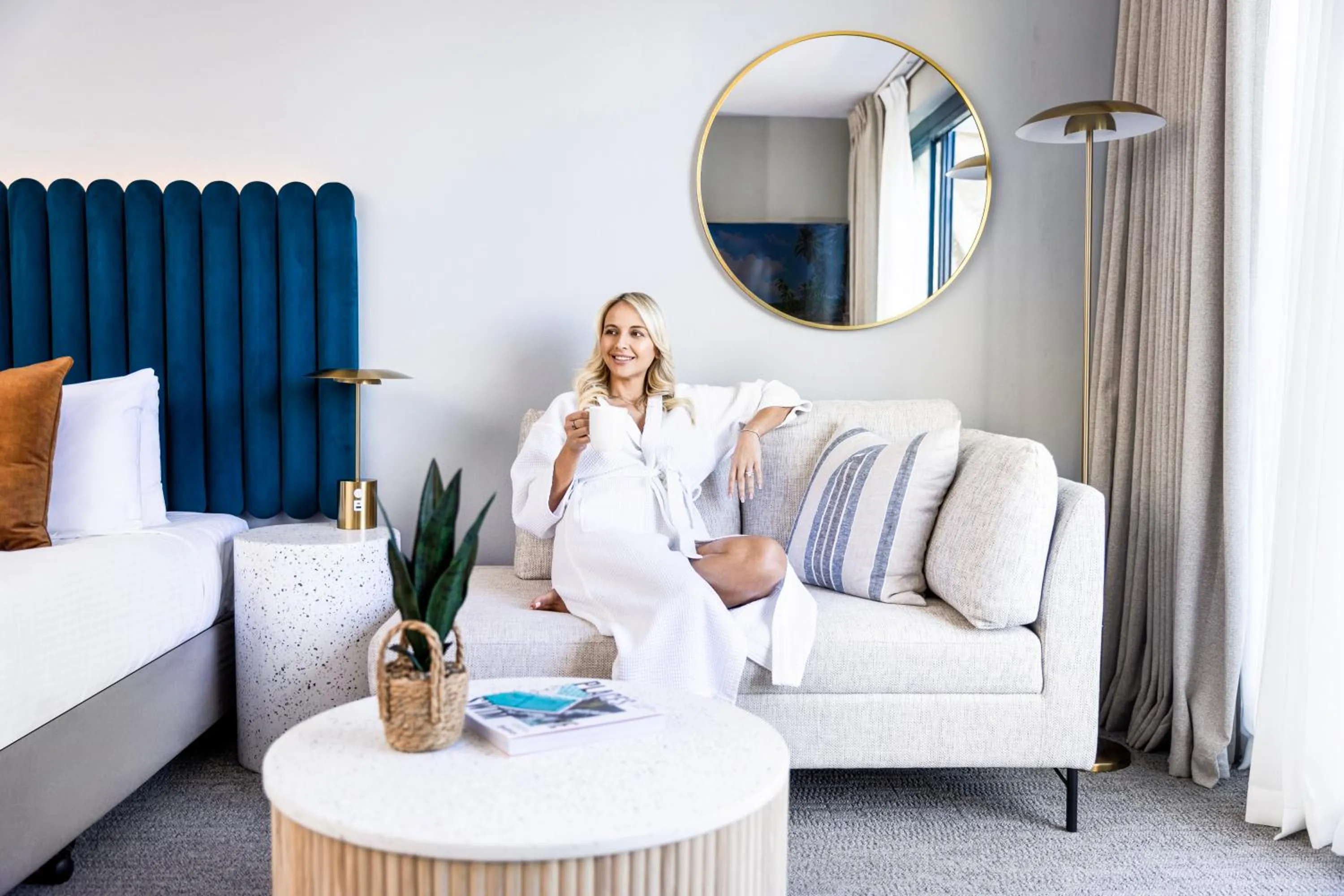 People, Bed in Quest Cronulla Beach