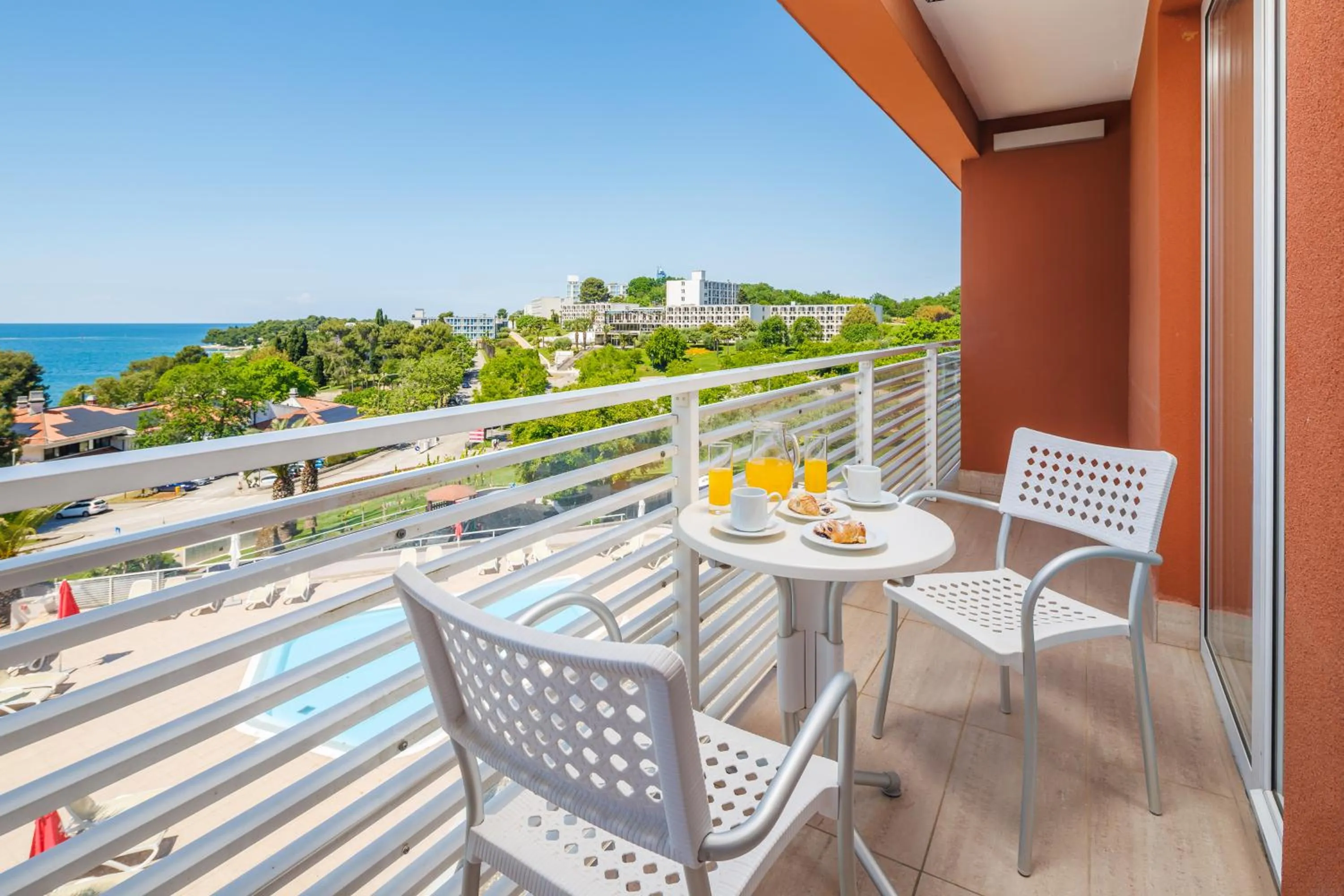 Balcony/Terrace in Hotel Albatros Plava Laguna