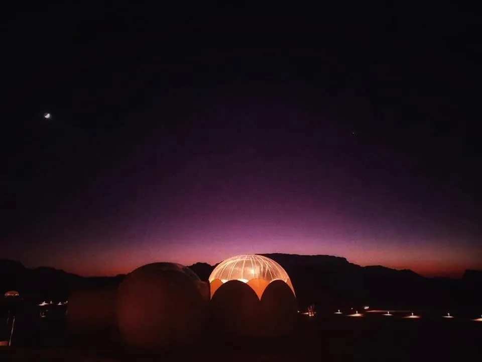 Property building in Wadi Rum Bubble Luxotel