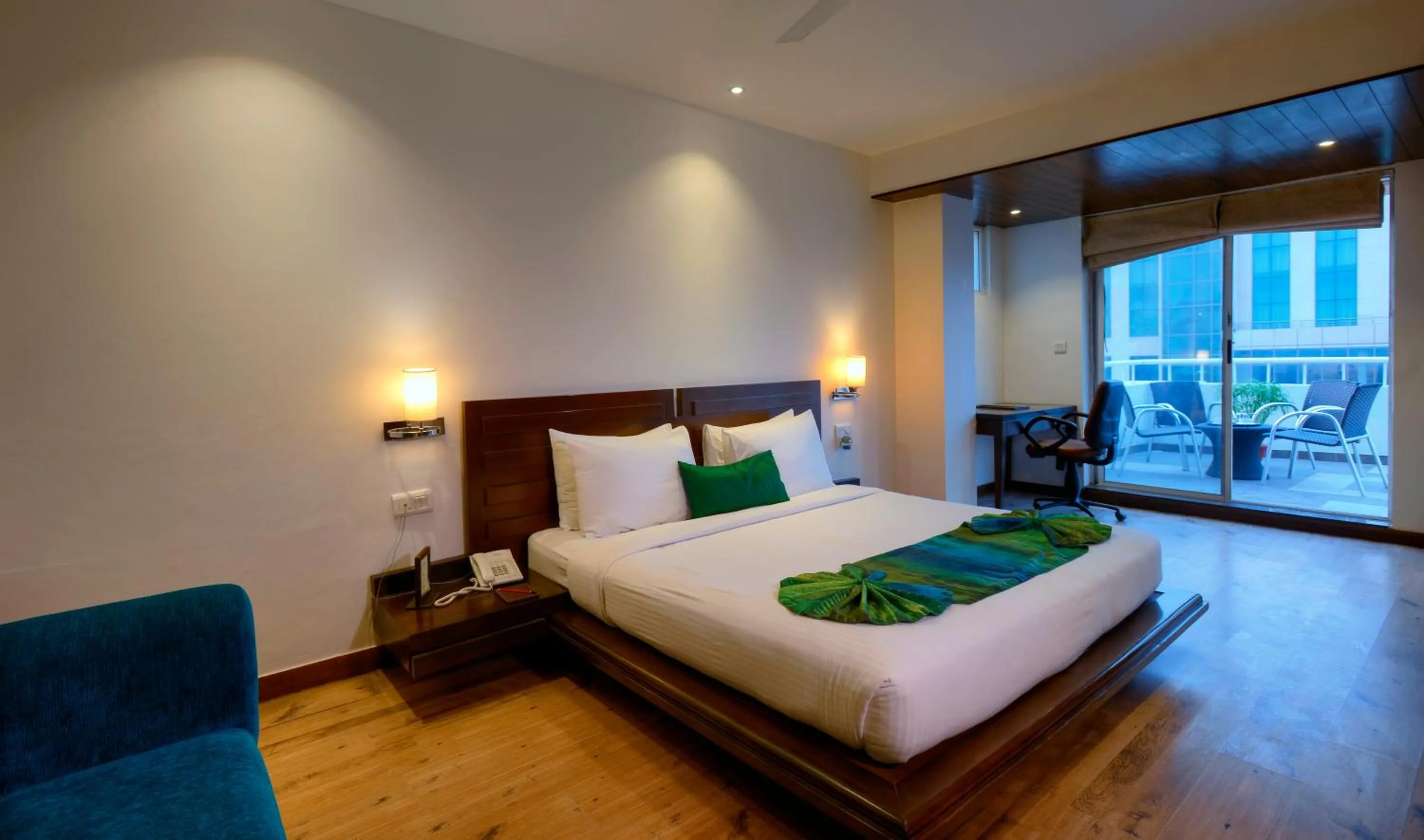 Bed in TreeHouse Hotel Club & Spa