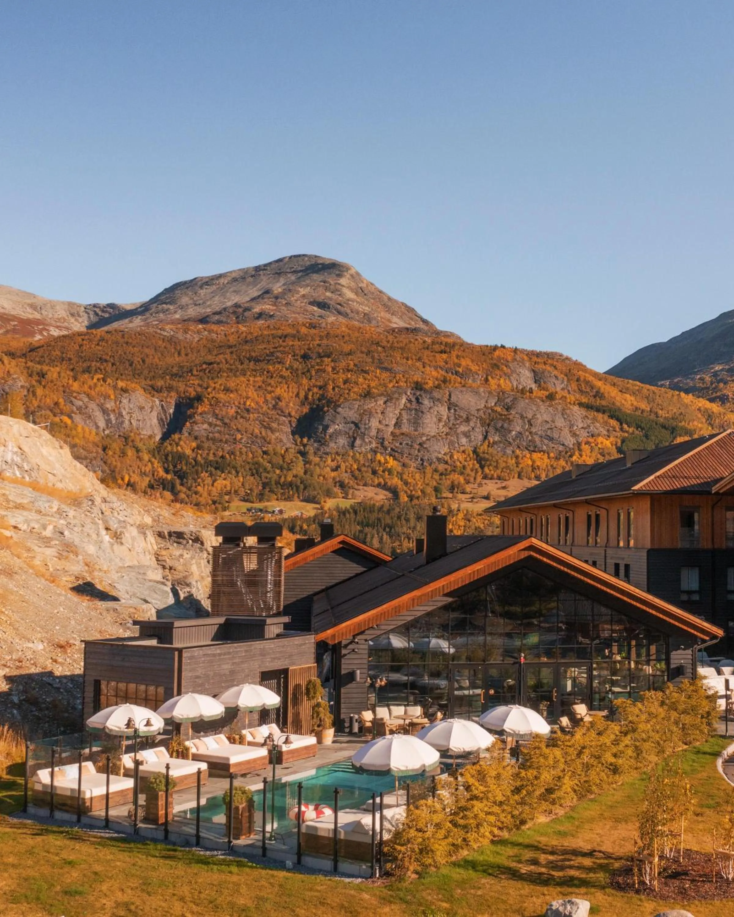 Natural landscape in Fýri Resort