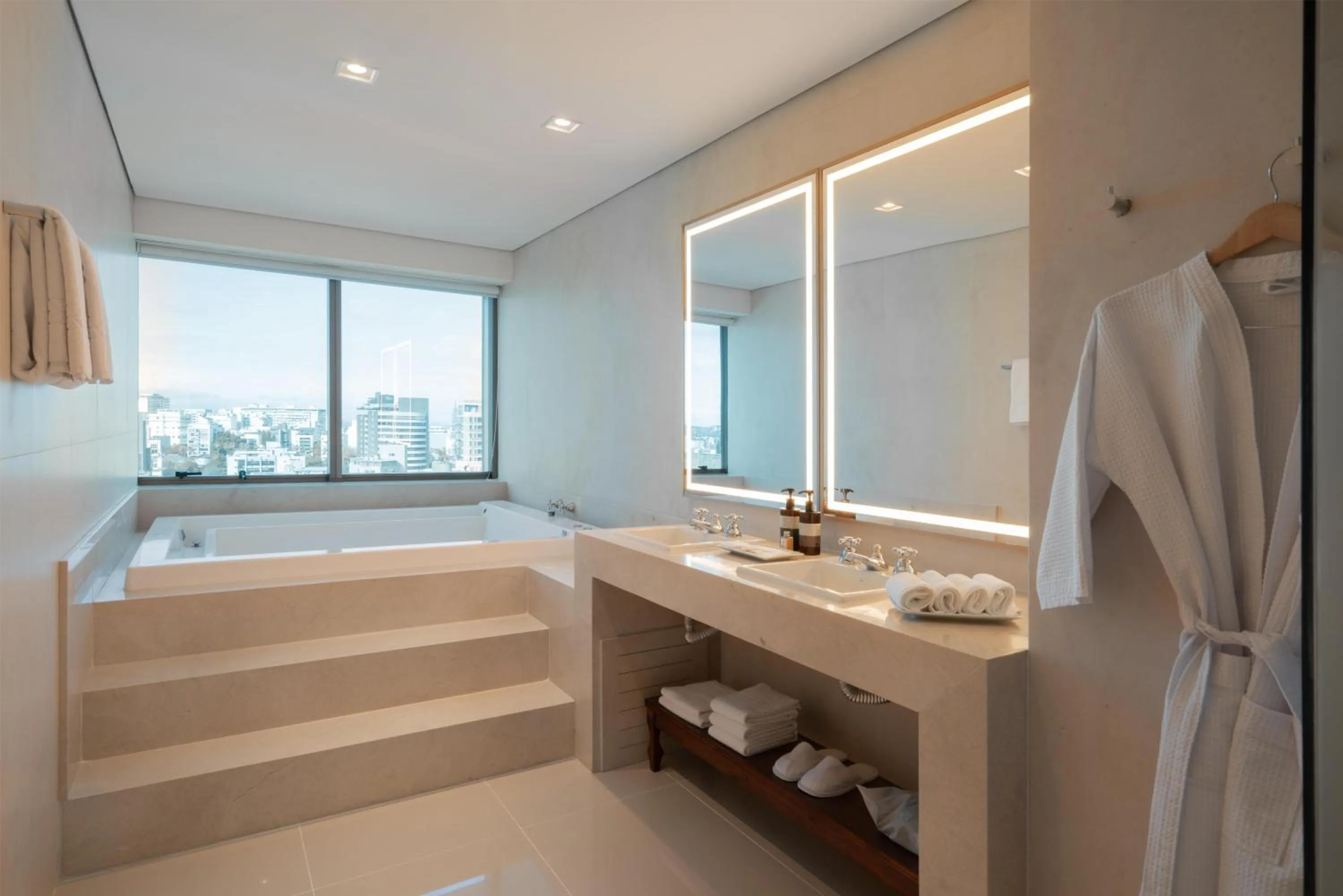 Bathroom in Hilton Porto Alegre, Brazil