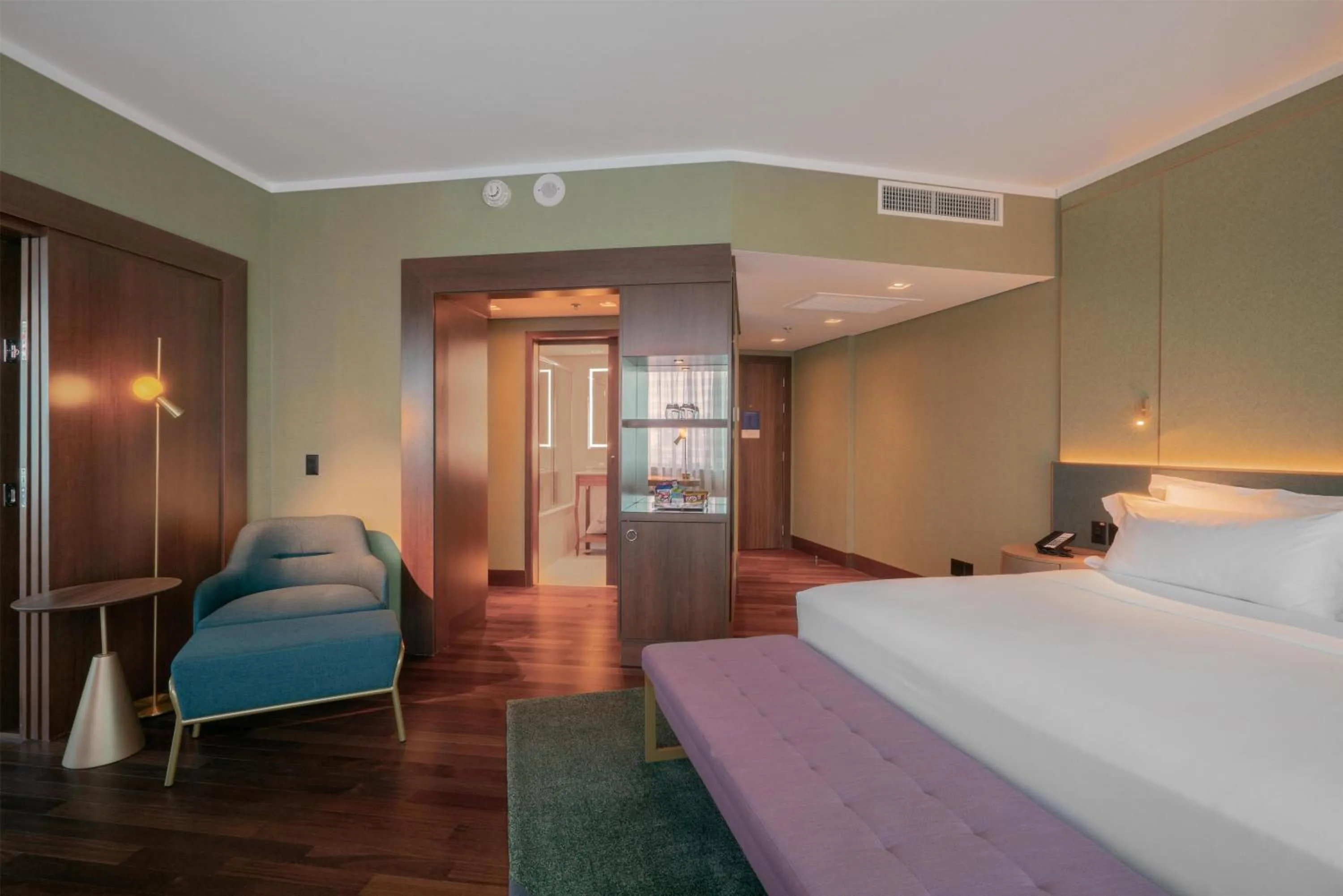 Bed in Hilton Porto Alegre, Brazil