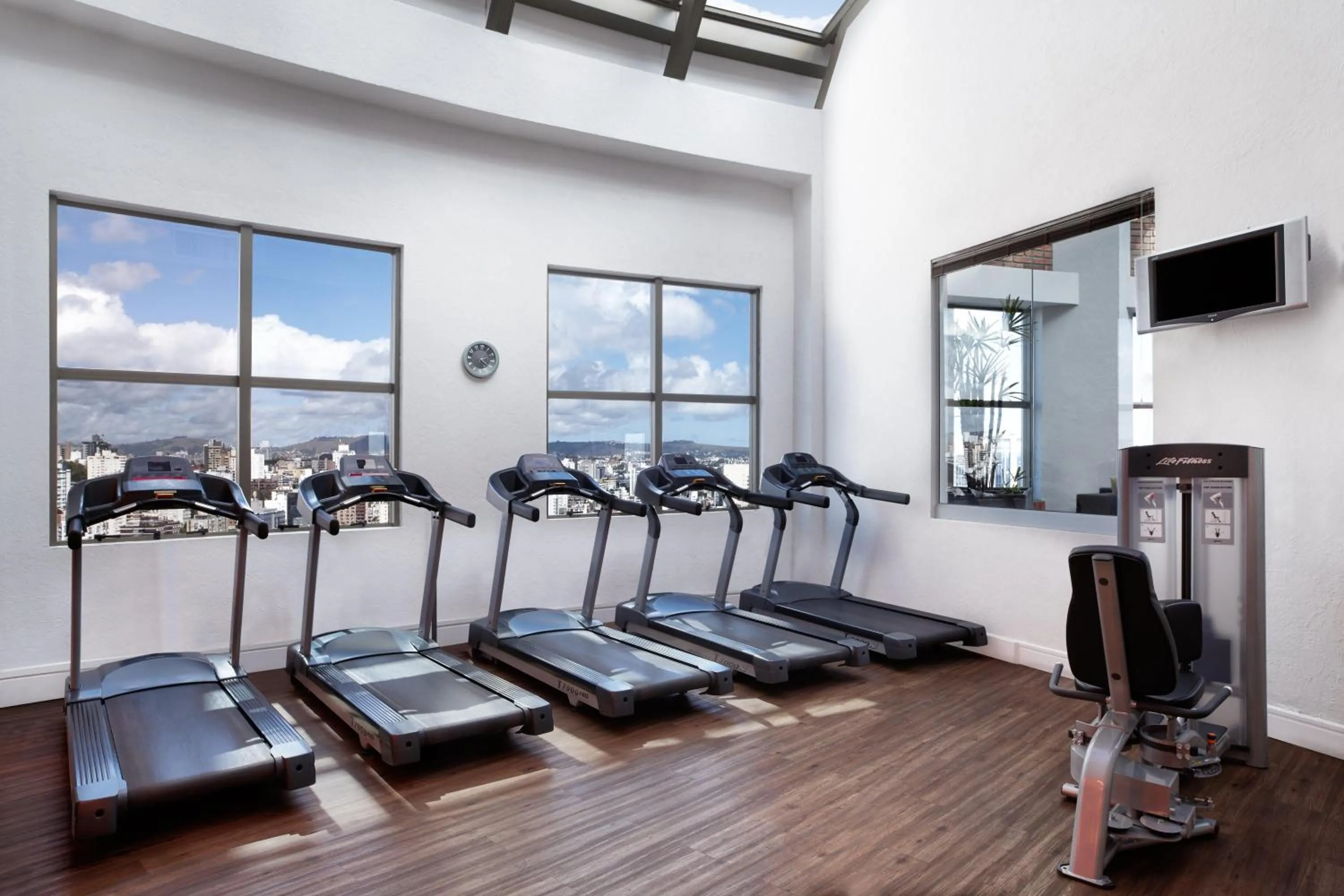 Fitness centre/facilities in Hilton Porto Alegre, Brazil