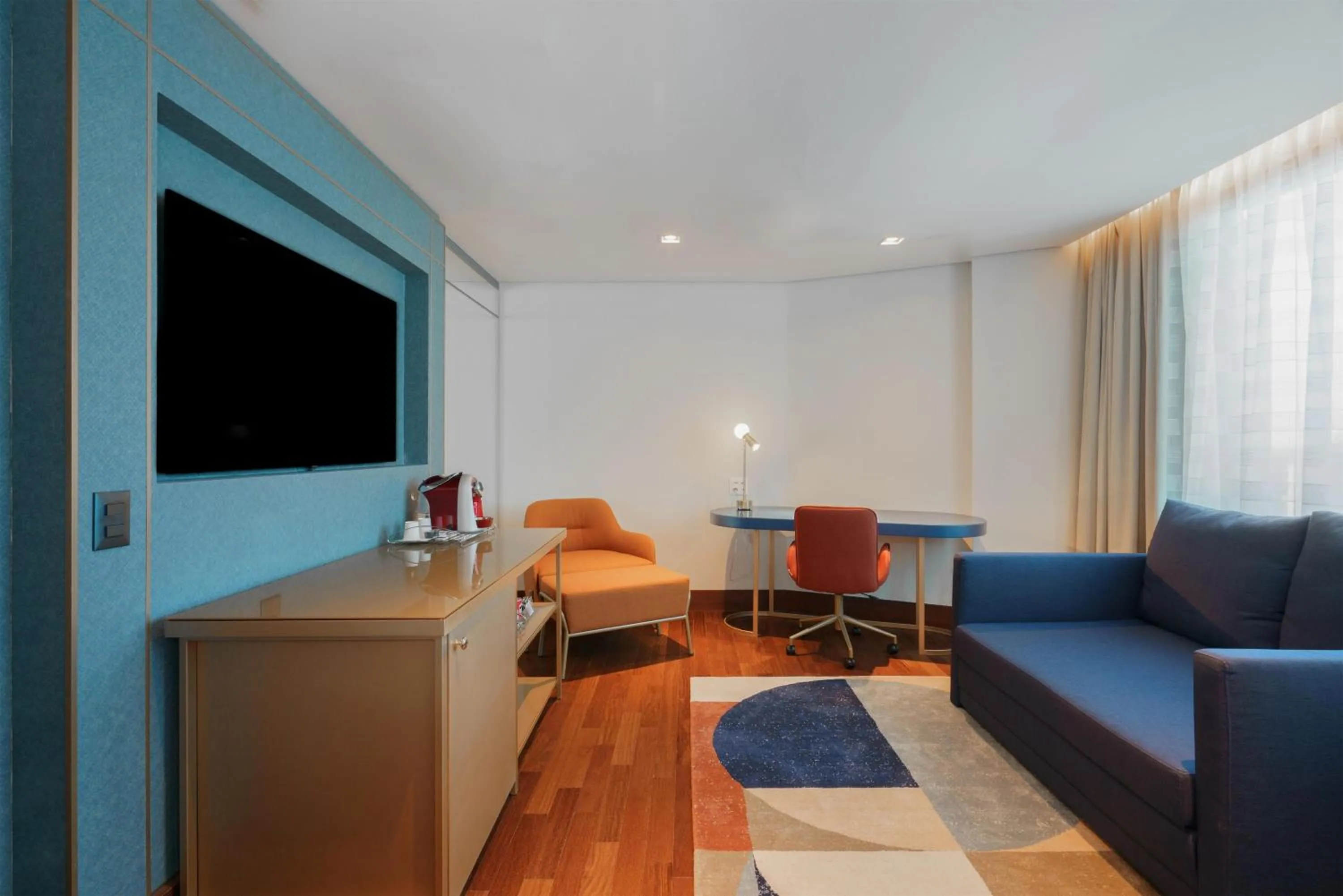 Living room in Hilton Porto Alegre, Brazil