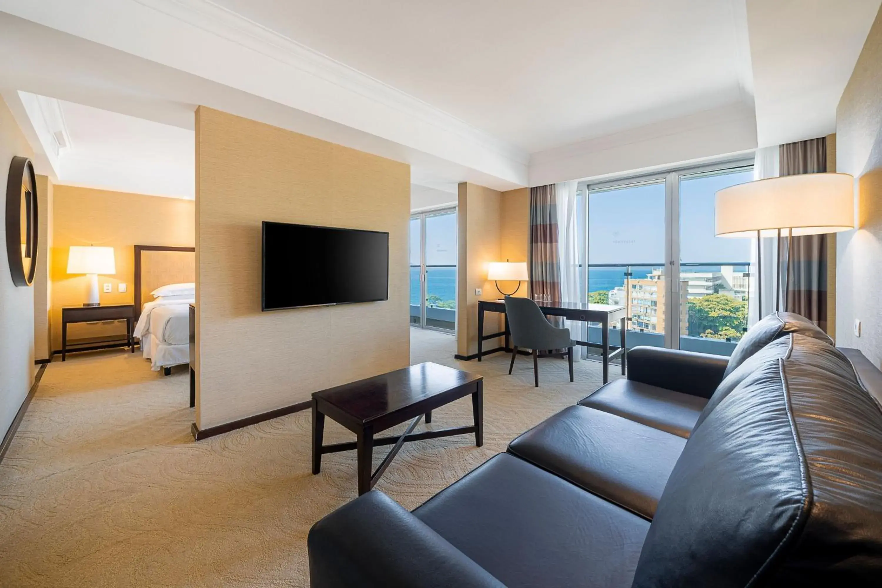 Family Room, Larger Guest room, 1 King, Sofa bed, Balcony in Sheraton Grand Rio Hotel & Resort Family Room, Larger Guest room, 1 King, Sofa bed, Balcony in Sheraton Grand Rio Hotel & Resort