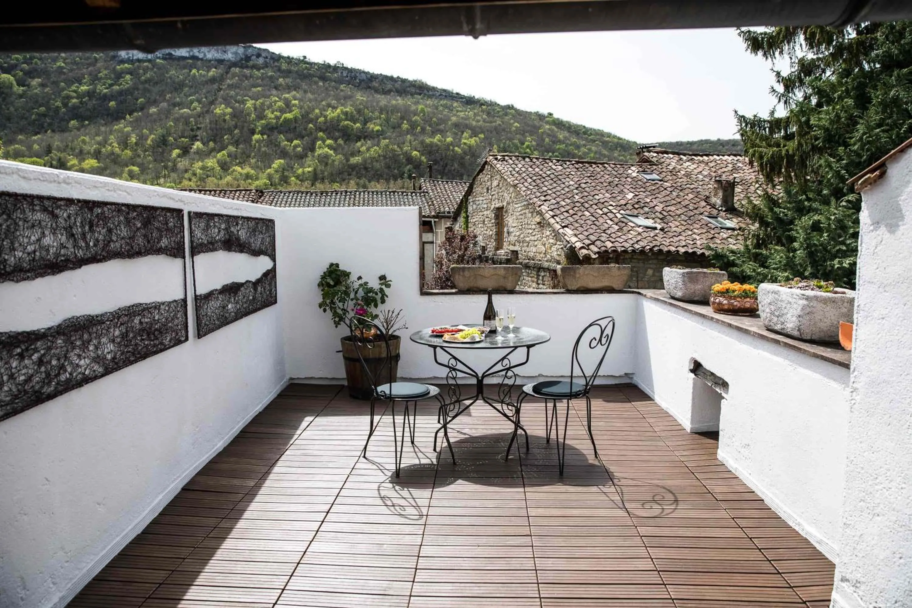 Balcony/Terrace in La Résidence Chambre d'Hotes