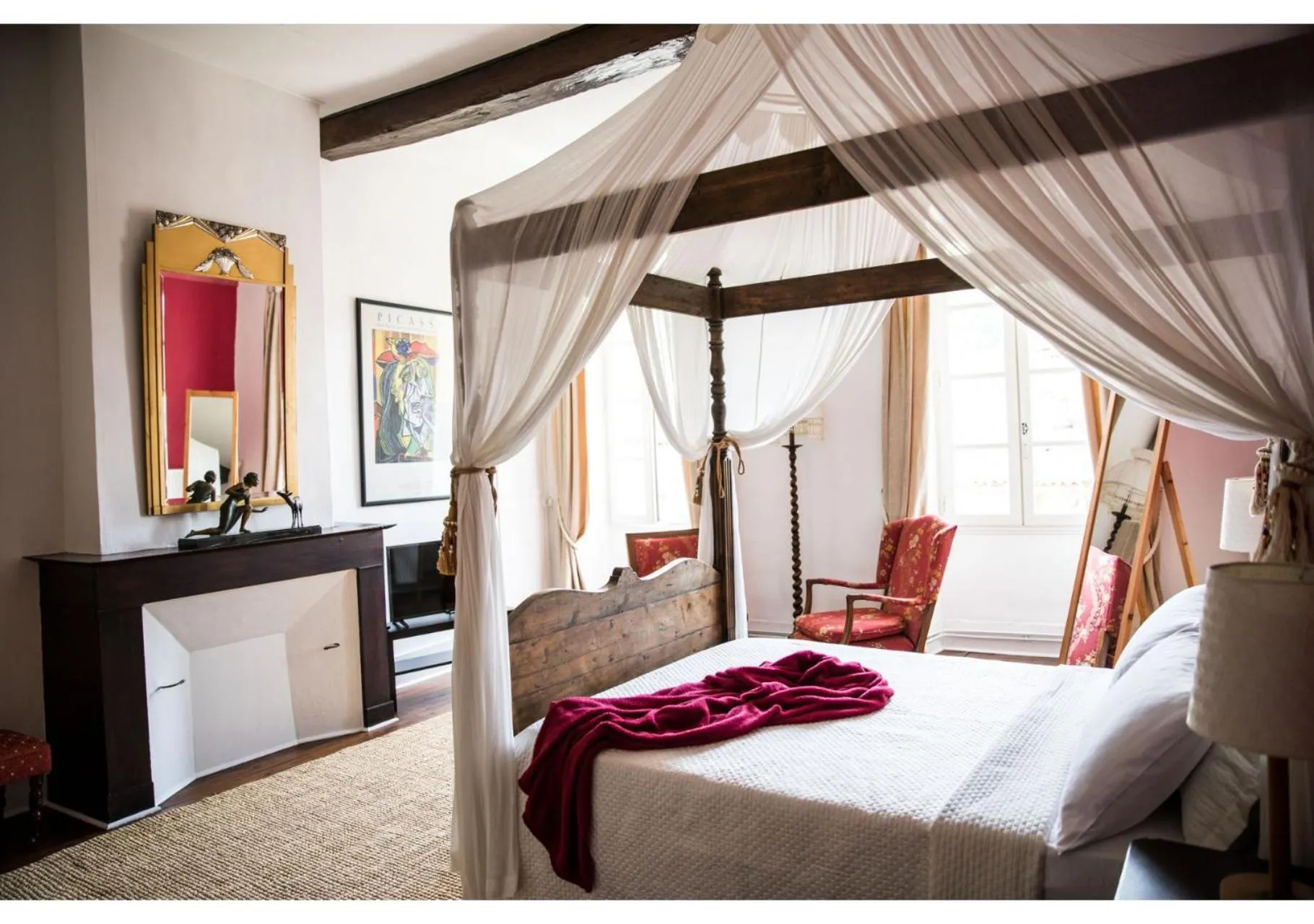 Bed in La Résidence Chambre d'Hotes