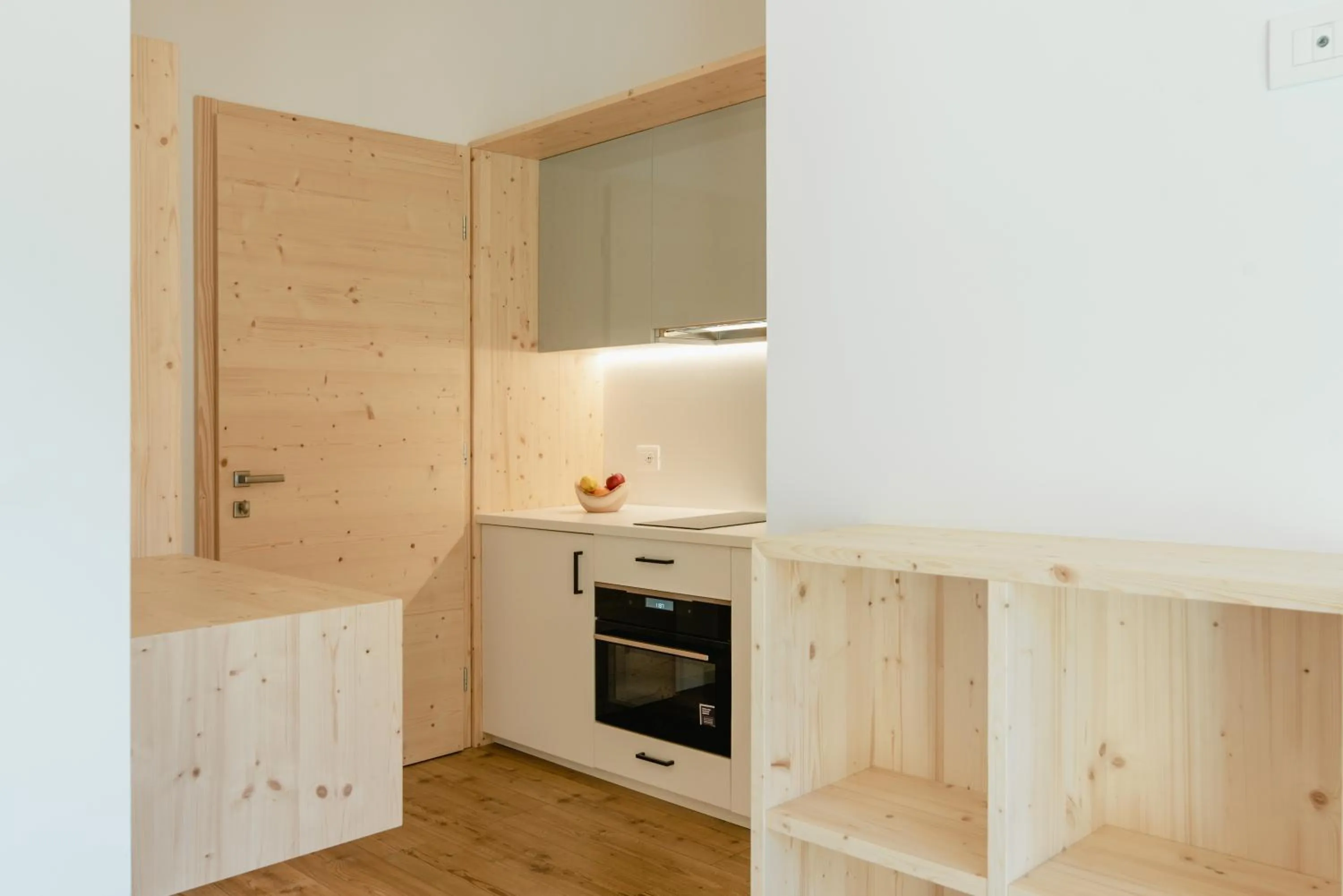 Kitchen or kitchenette in Garnì Aurora Bed and Breakfast