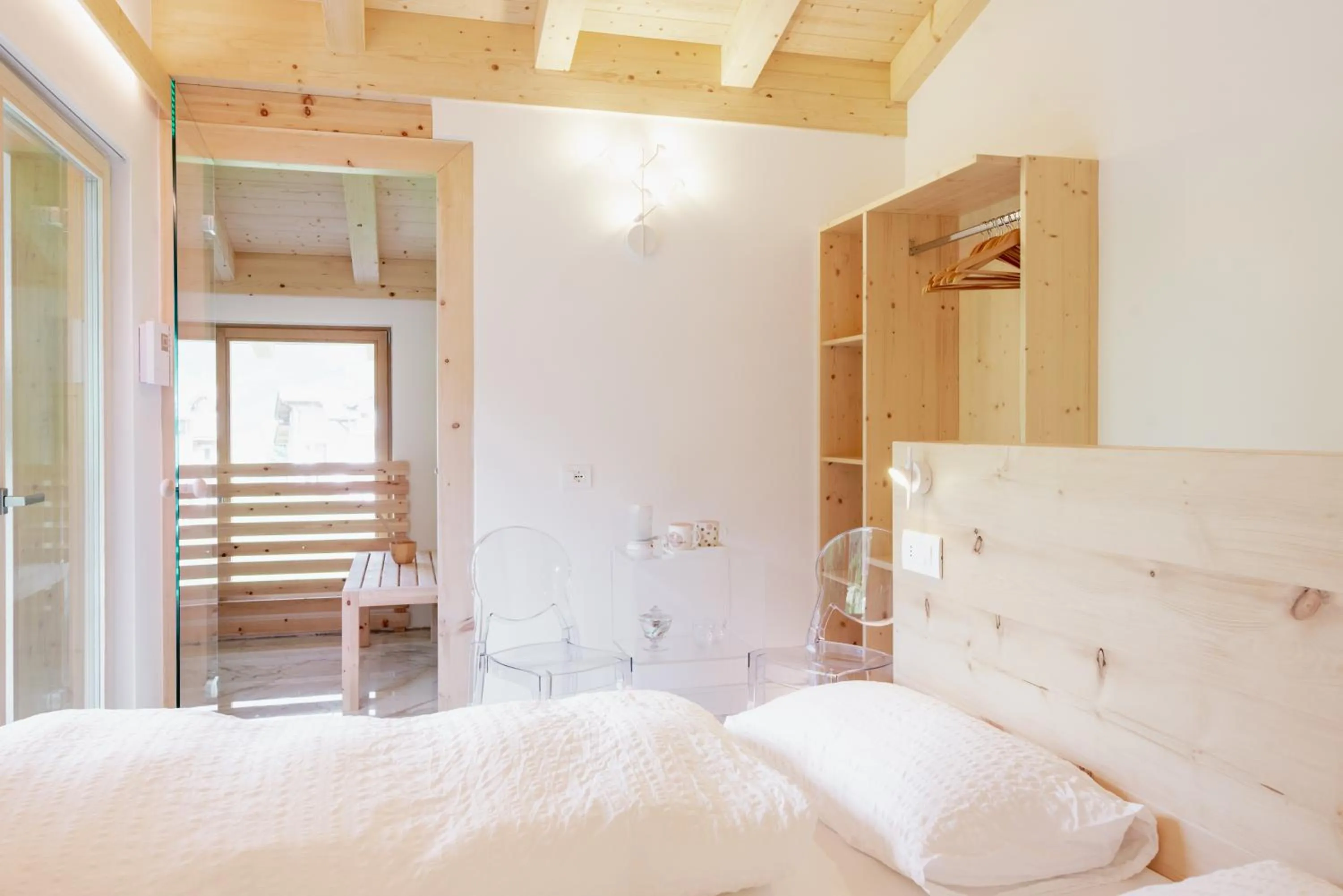 Sauna, Bed in Garnì Aurora Bed and Breakfast