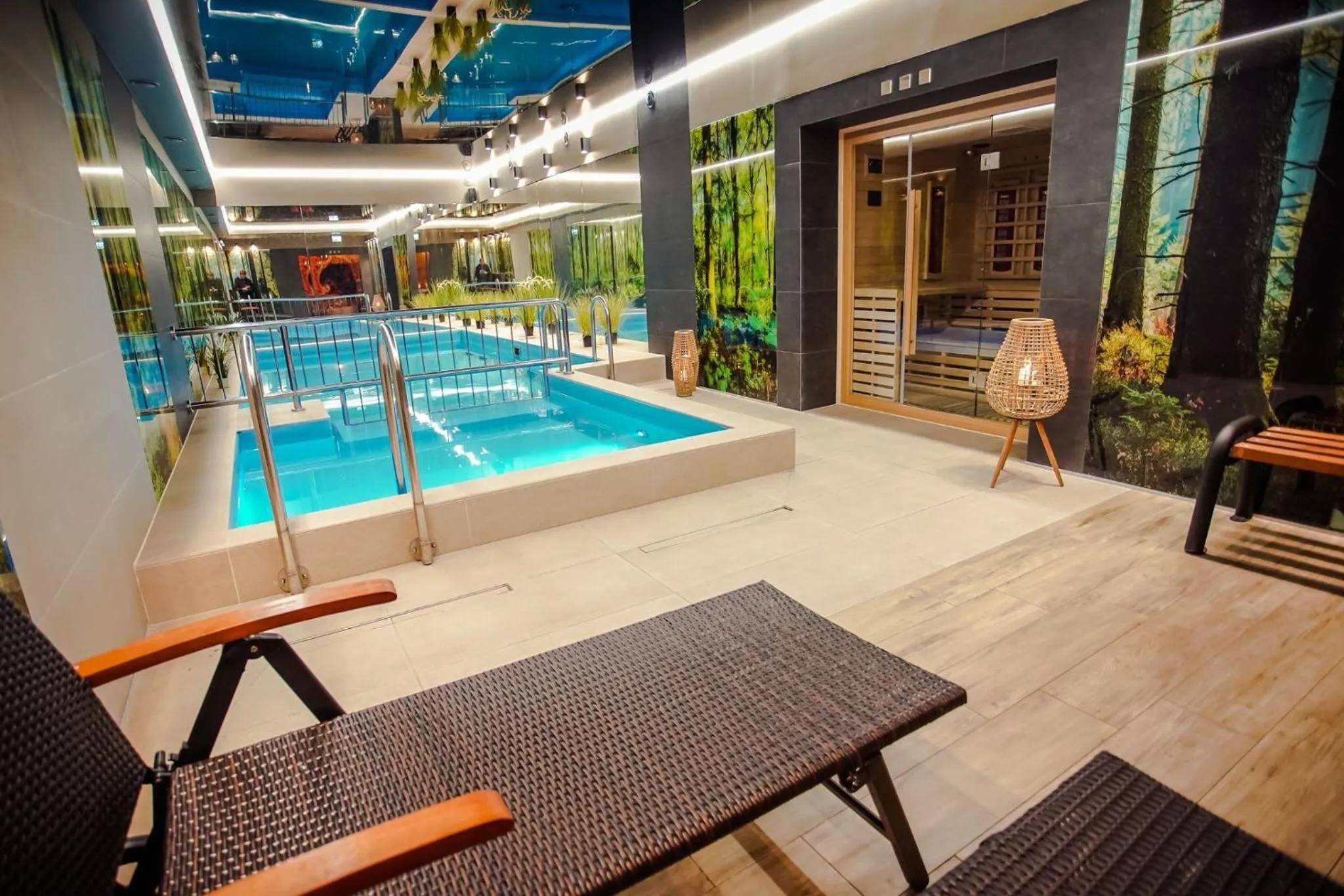 Pool view in Srebrny Bucznik Wellness & Restaurant