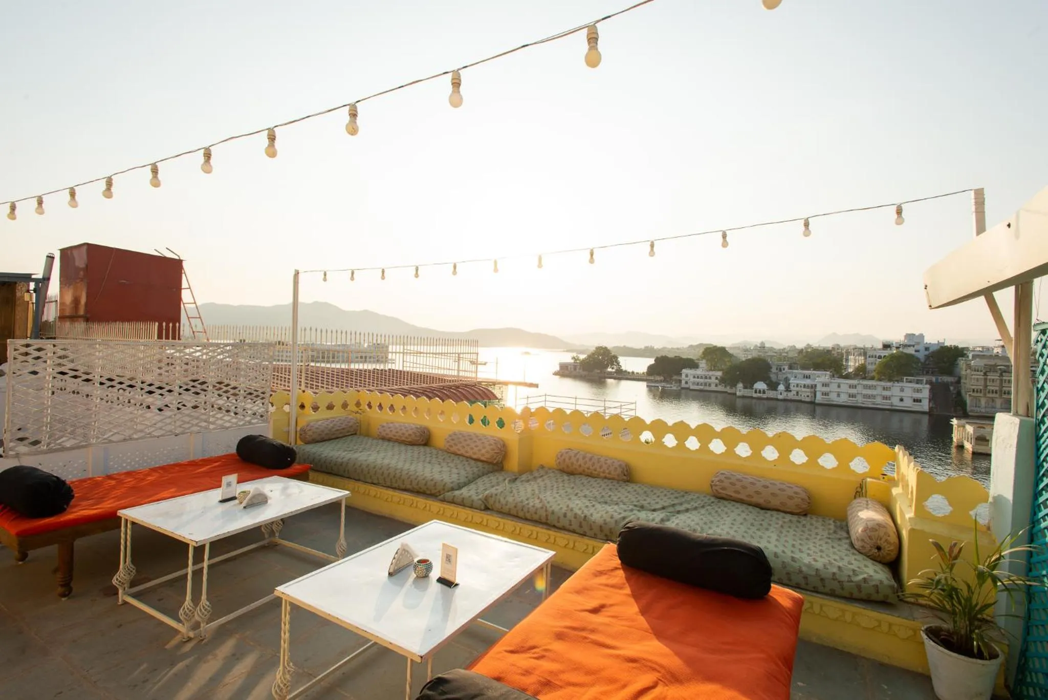 Patio in Hostel Mantra