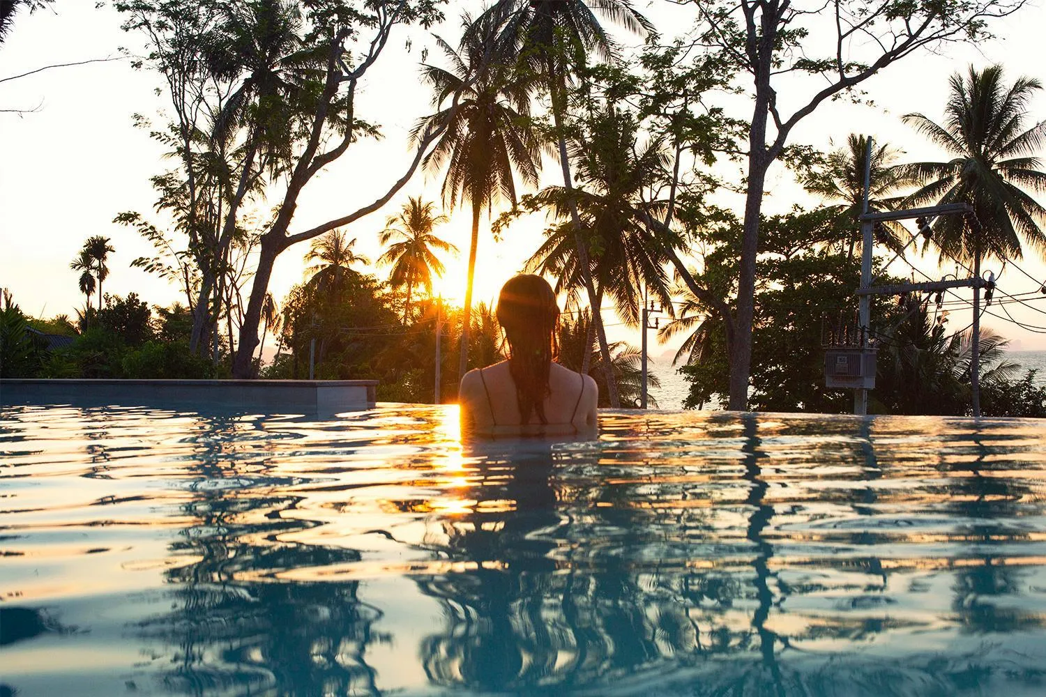 Pool view in Jaiyen Boutique Resort