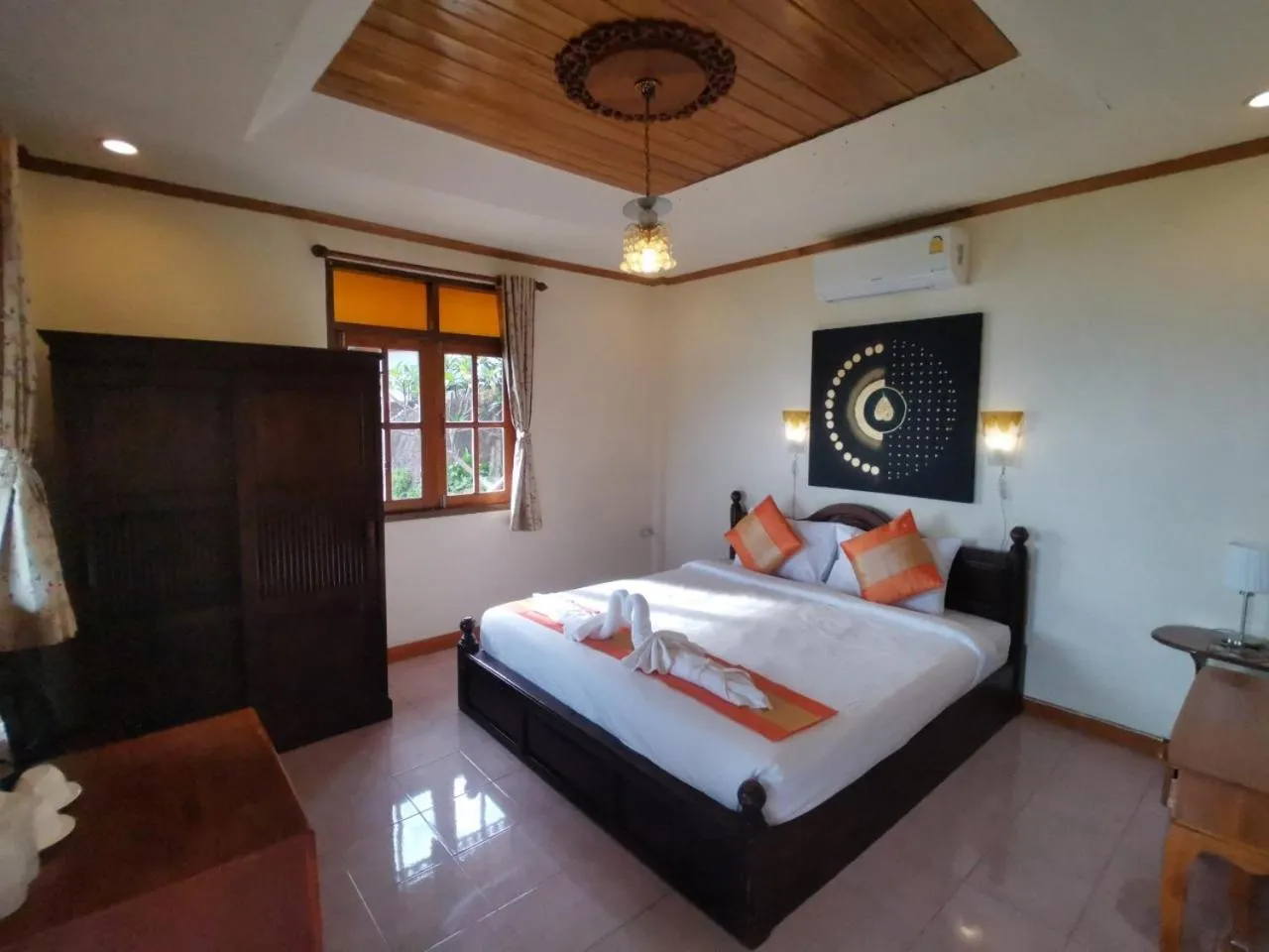 Bed in Grand Sea Beach Resort