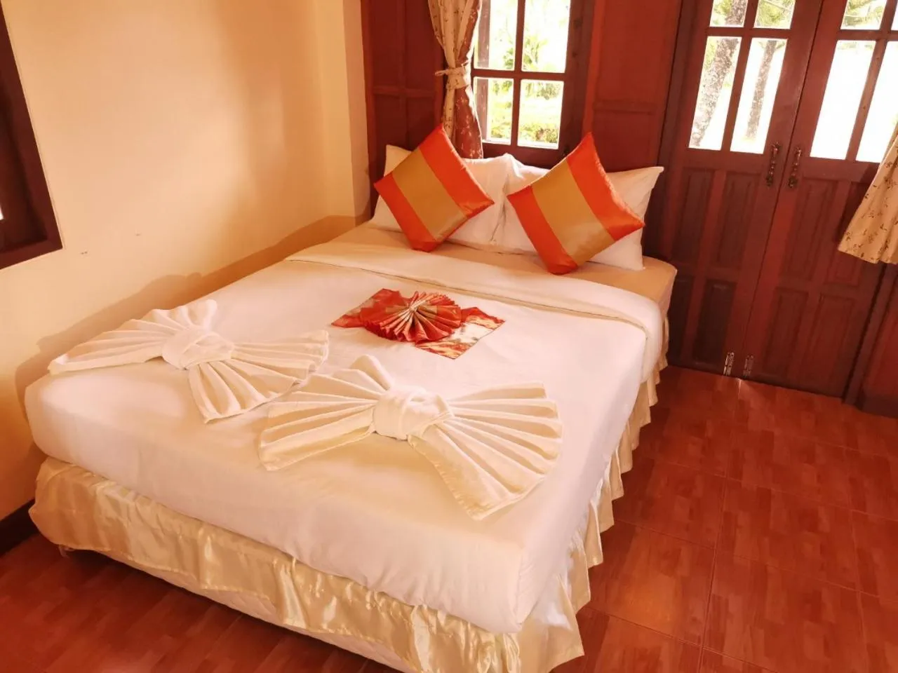 Bed in Grand Sea Beach Resort