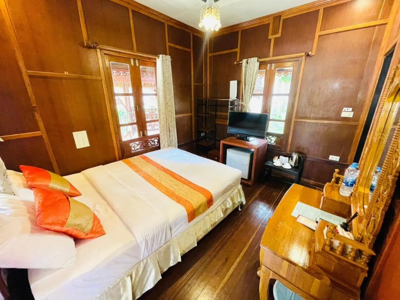 Bed in Grand Sea Beach Resort