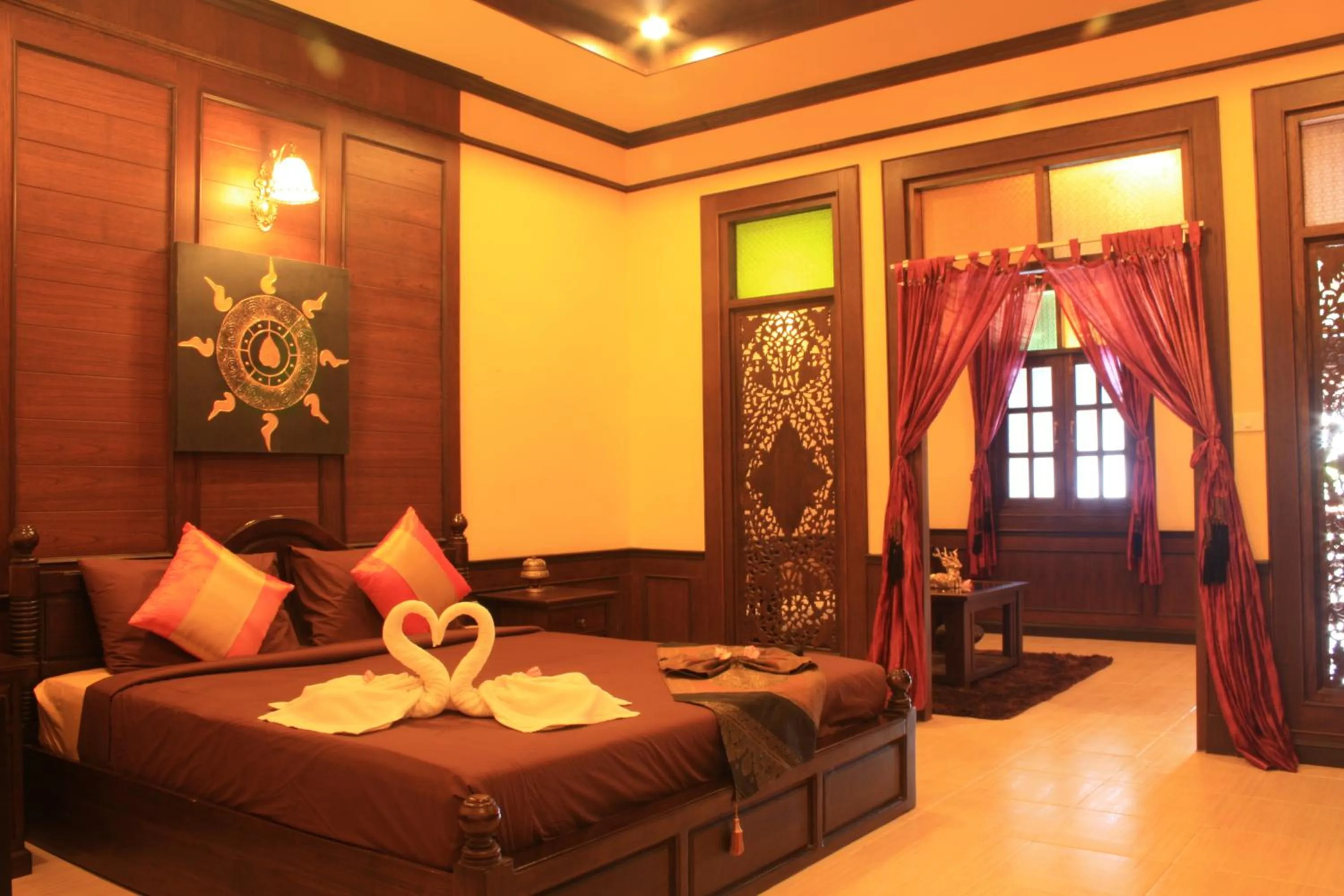 Bed in Grand Sea Beach Resort