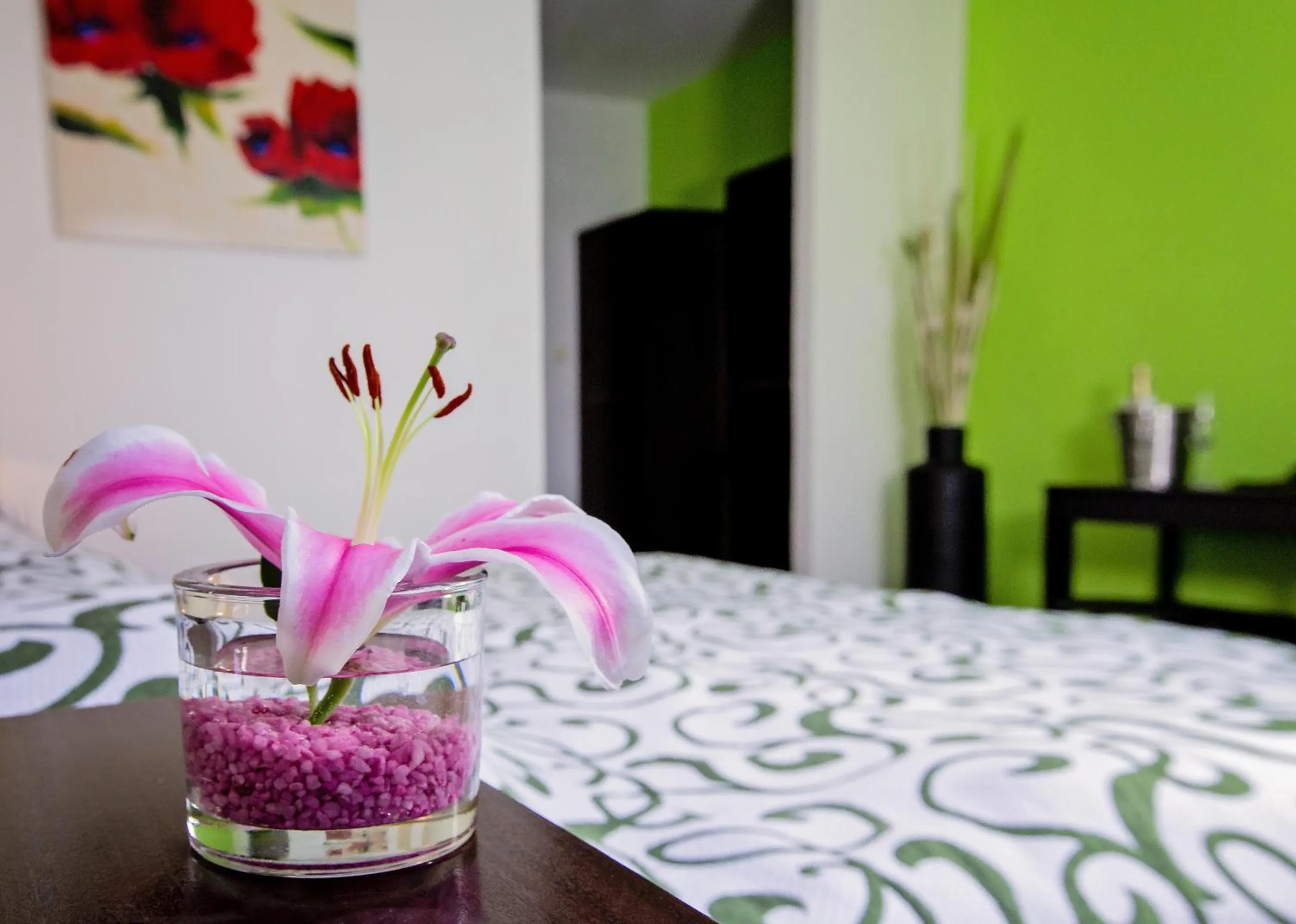 Decorative detail, Bed in Bona Serva