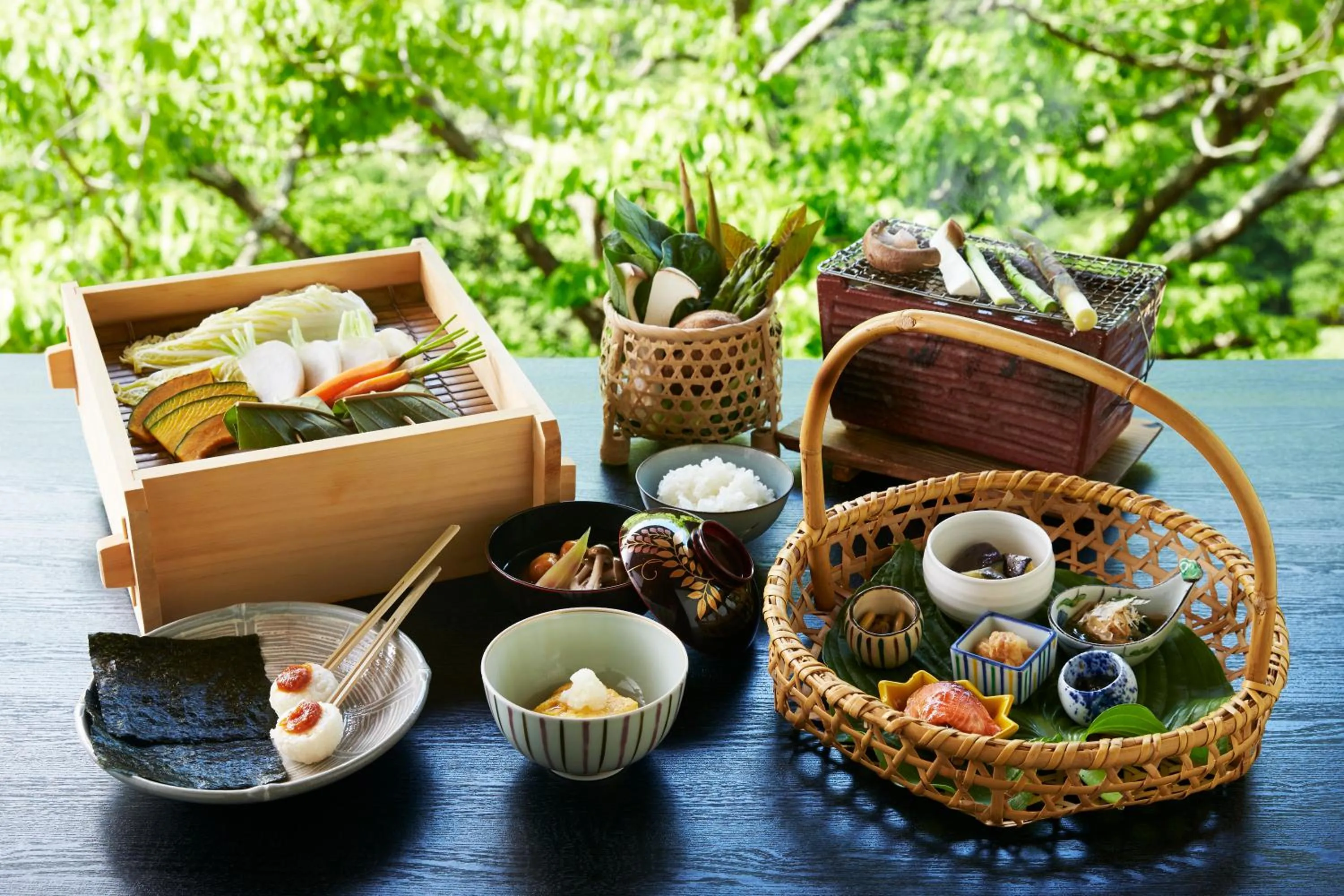 Asian breakfast in Fujiiso