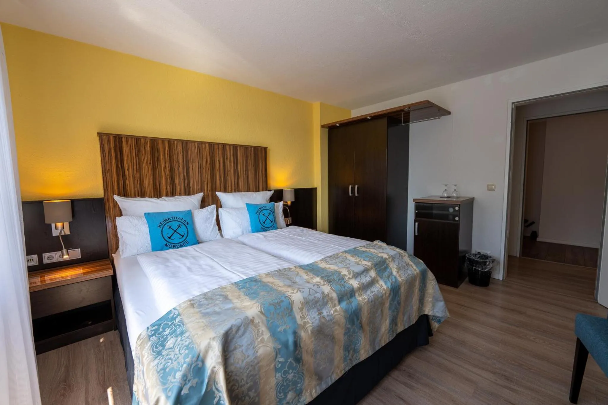 Bed in Hotel Nordstern