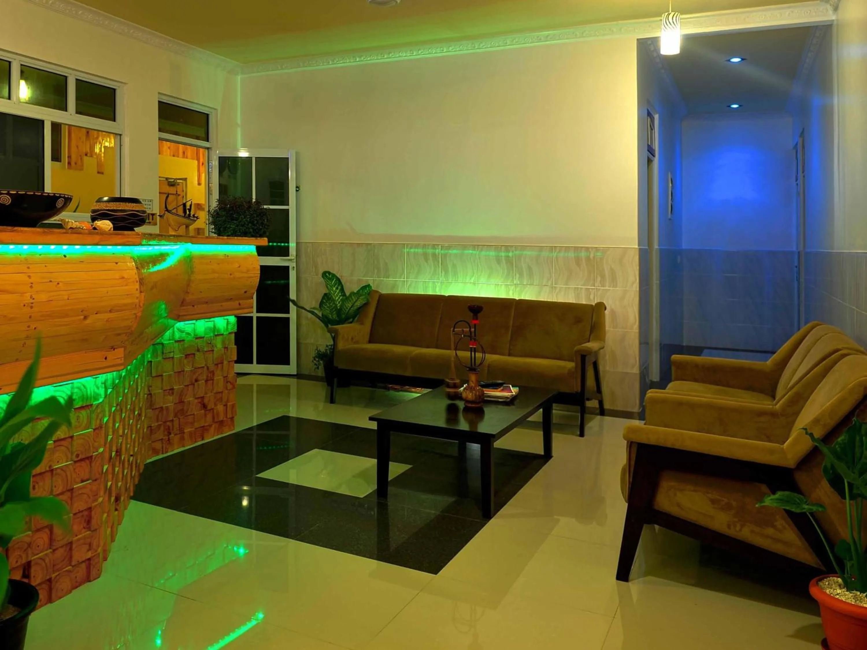 Lobby or reception in Arora Inn