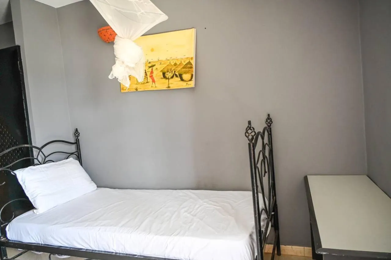 Bed in Hotel le Trarza