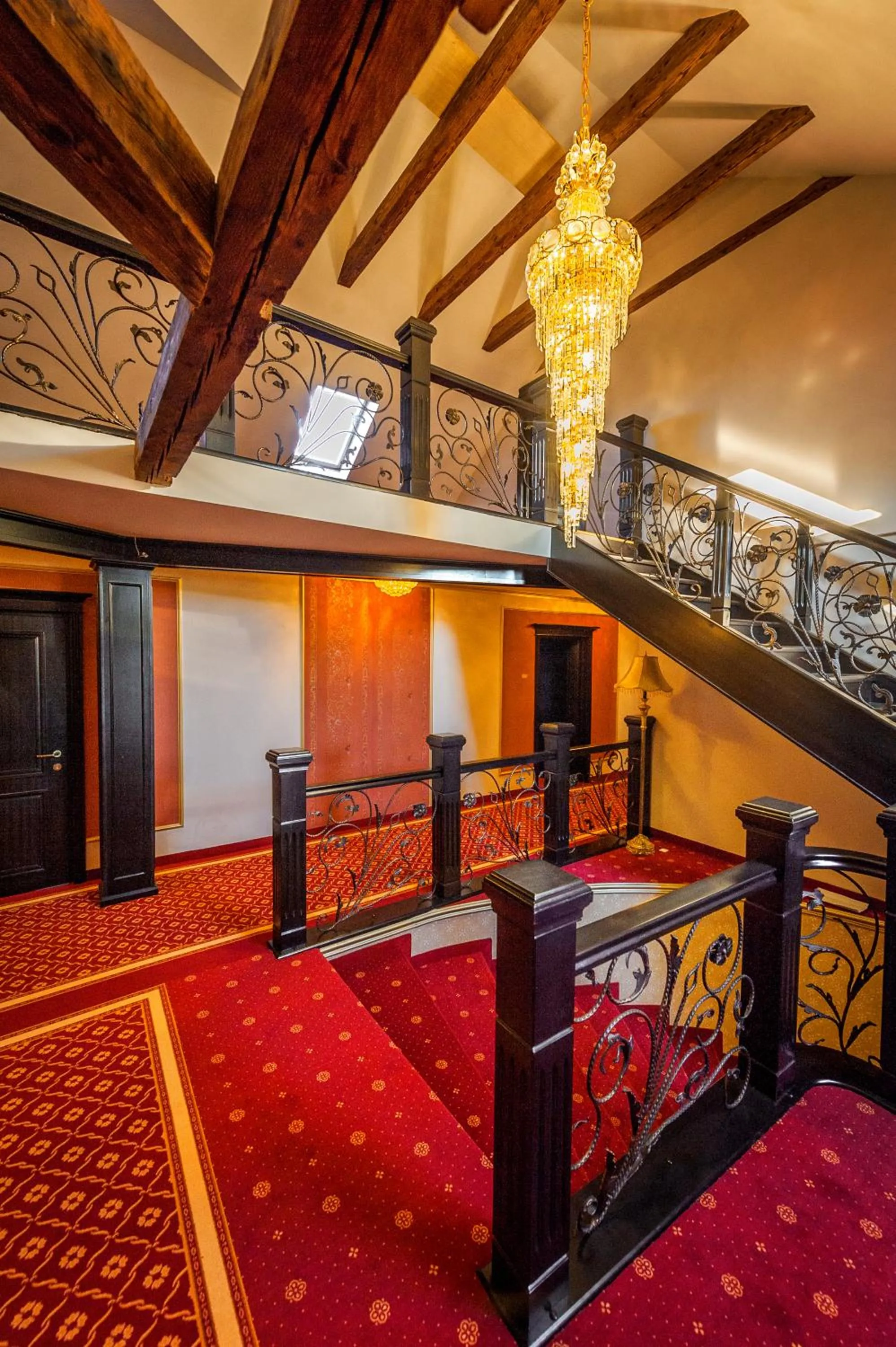 Decorative detail in Hotel Central Park Sighisoara