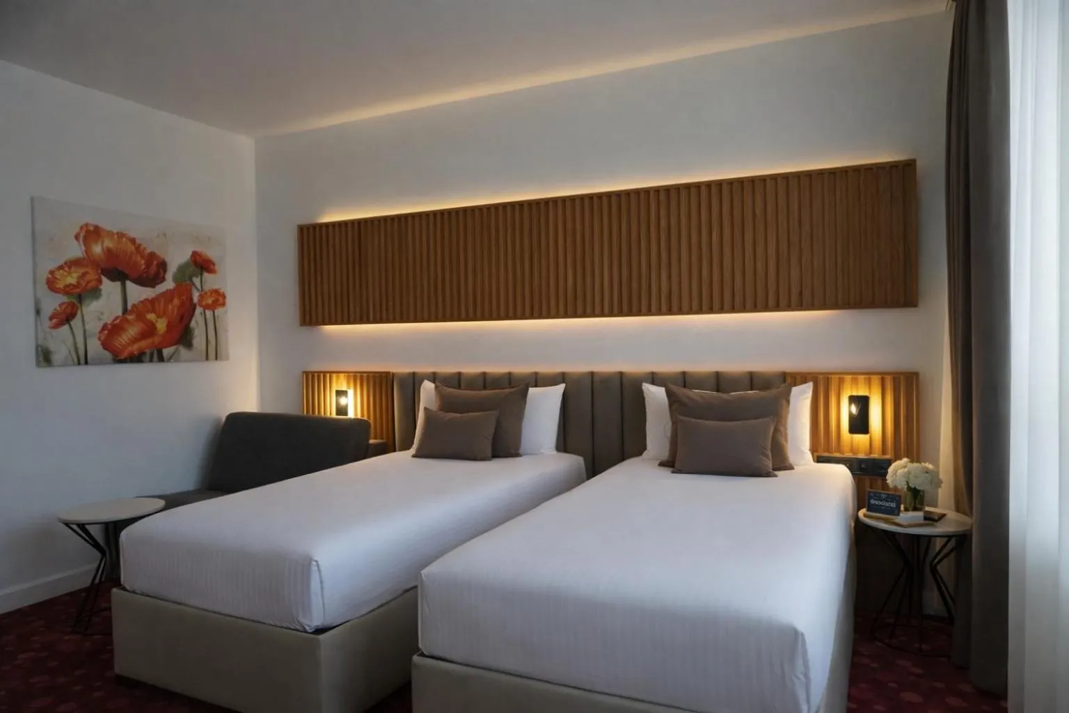 Bed in Hotel Bayer's