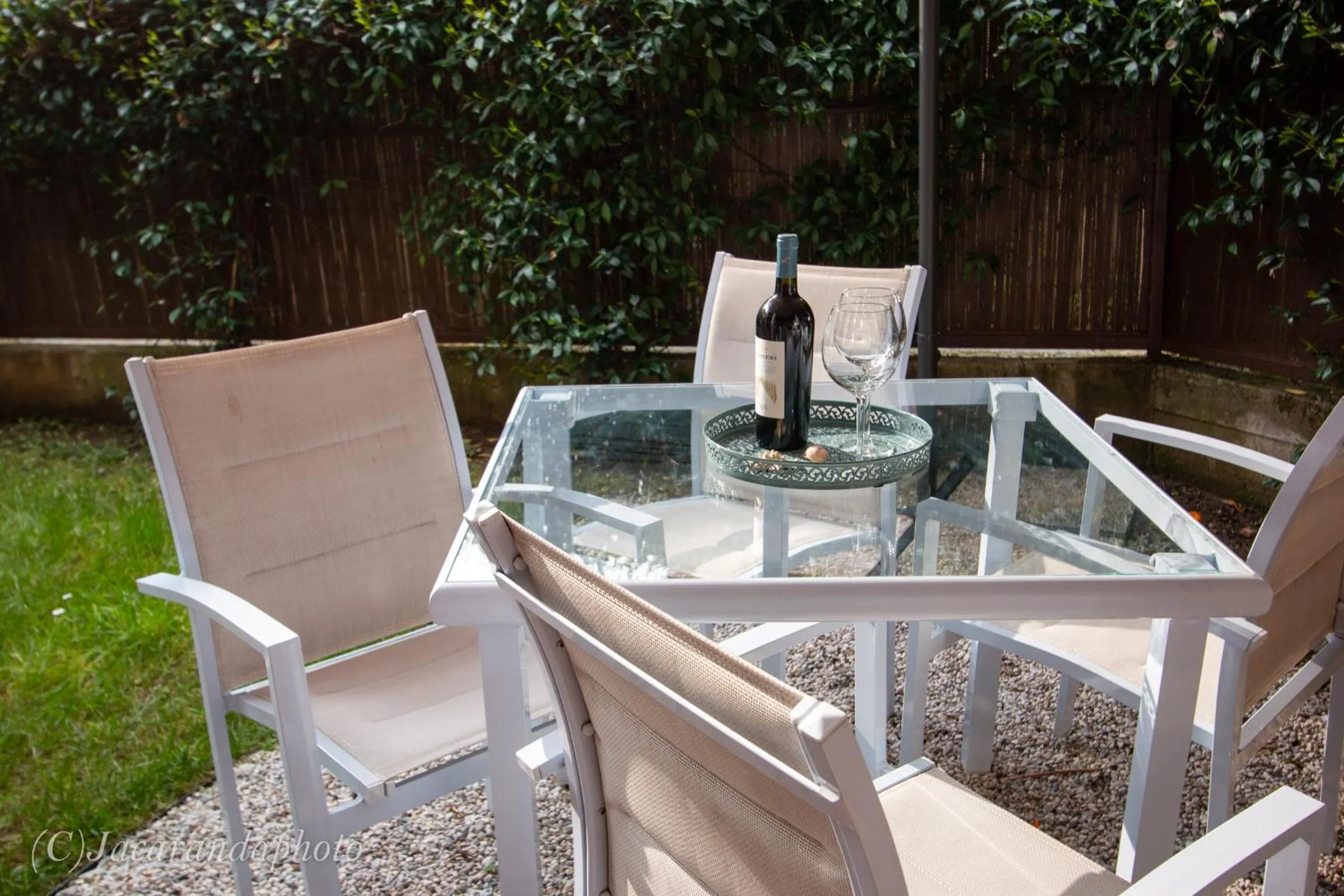 Patio in La Suite di Bonnes Vacances