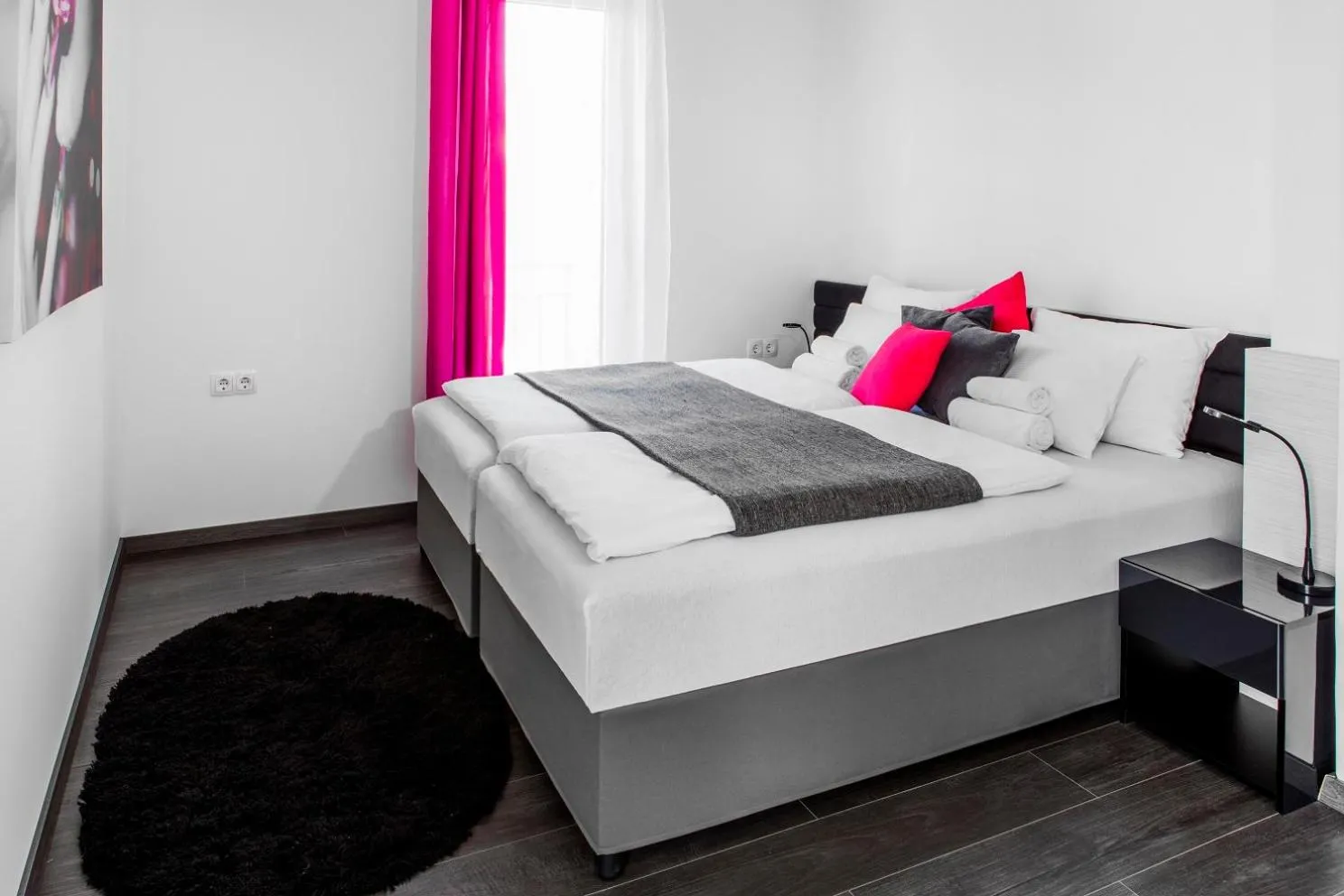 Bed in HOTEL CSOPAK Resort & Lake
