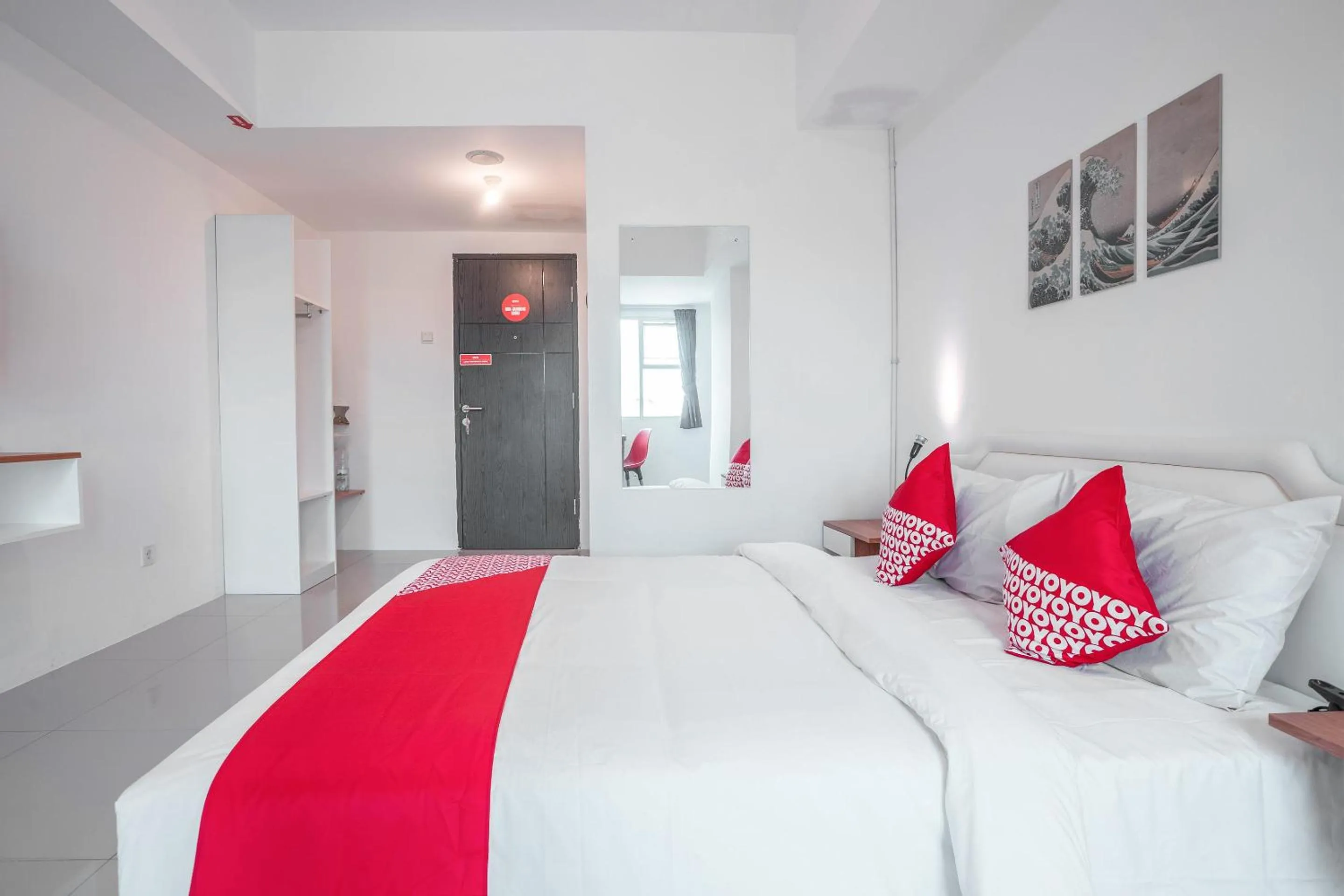 Bedroom in OYO Flagship 728 Baileys Apartment