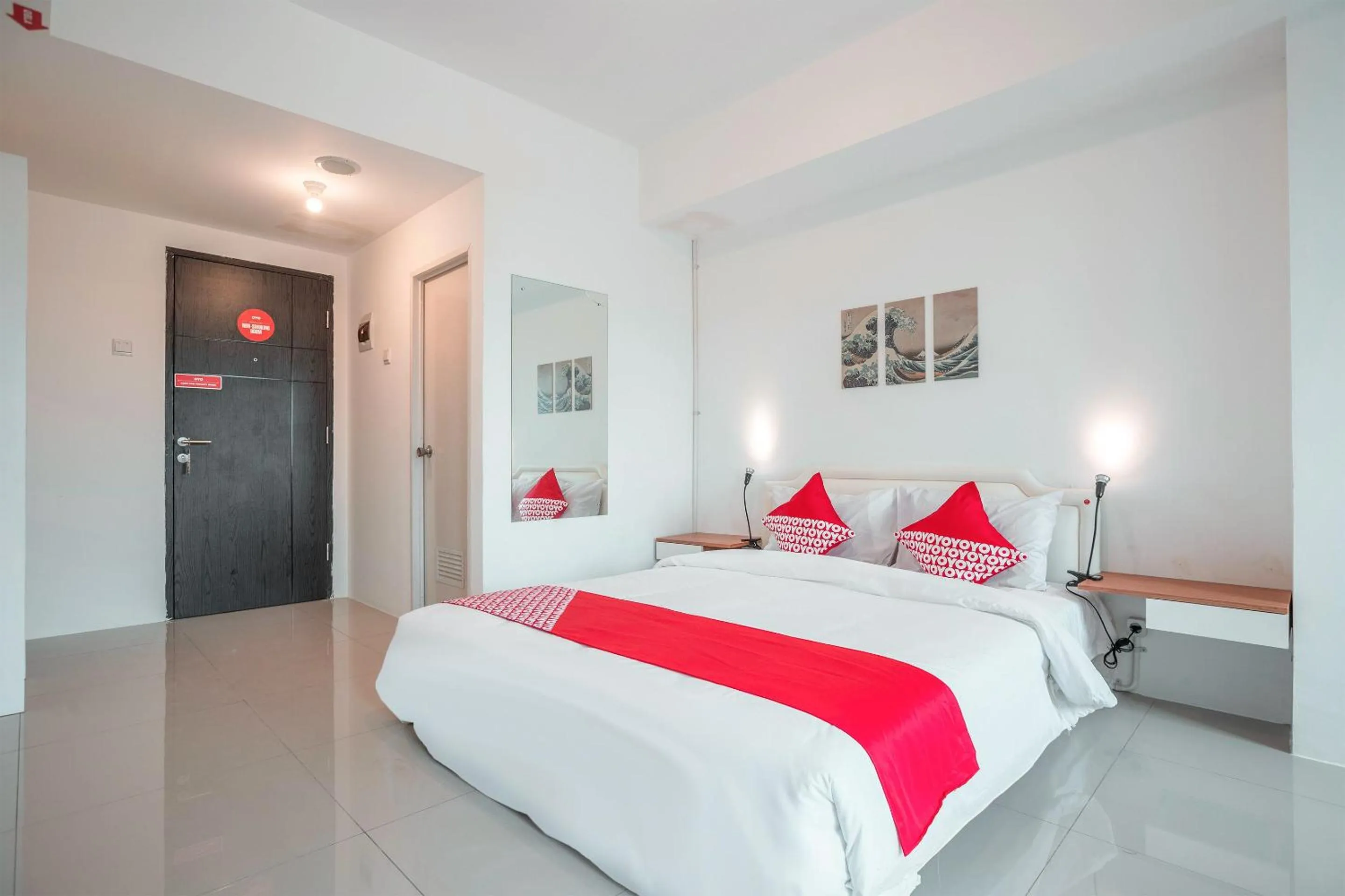 Bedroom in OYO Flagship 728 Baileys Apartment