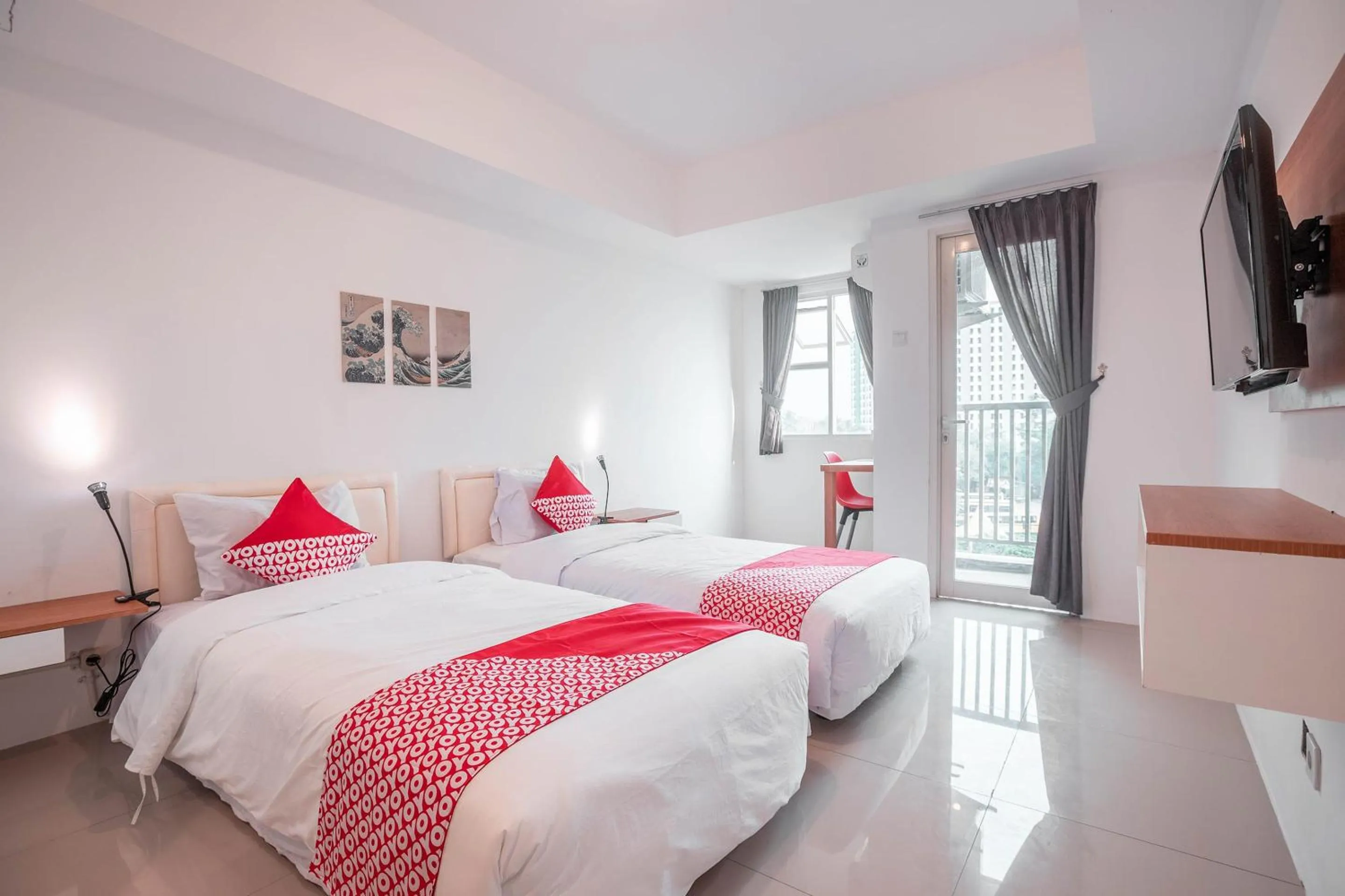 Bedroom in OYO Flagship 728 Baileys Apartment