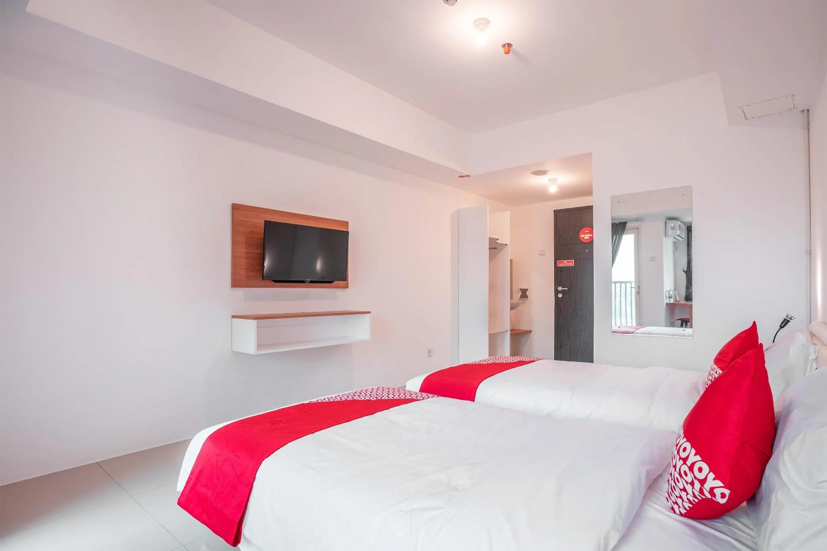 Bedroom in OYO Flagship 728 Baileys Apartment