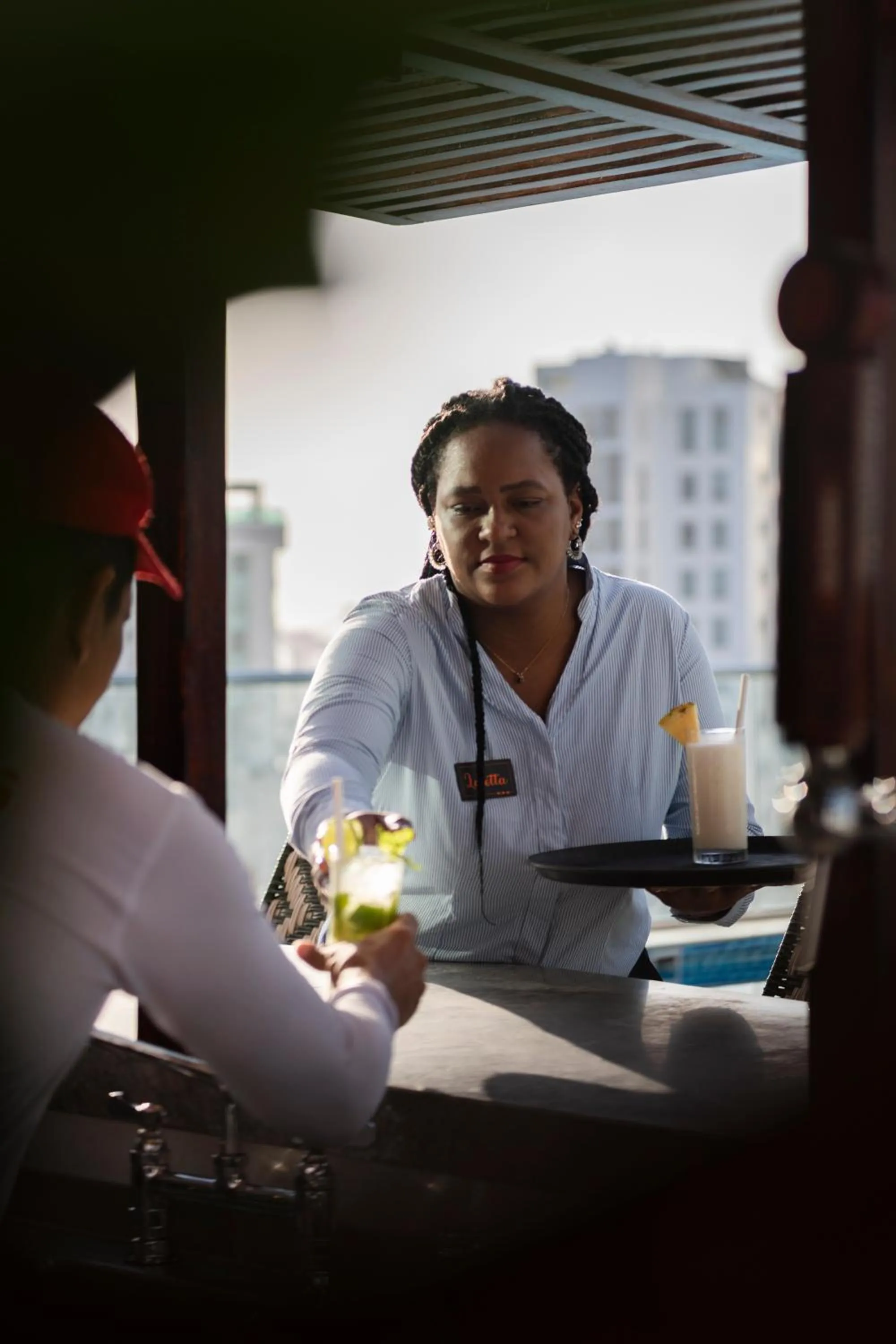 Swimming pool in Hampton by Hilton Cartagena
