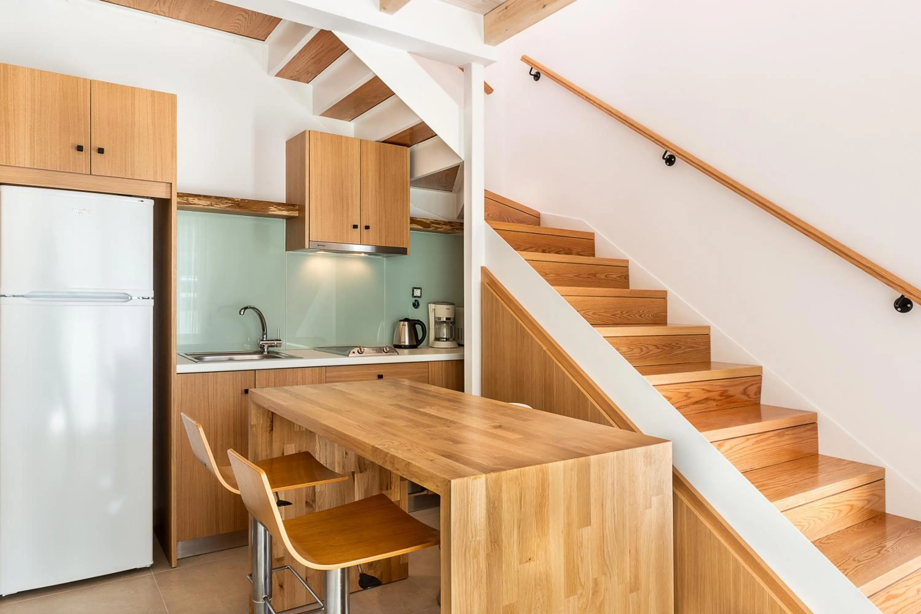 Kitchen or kitchenette in Vergina Beach Hotel