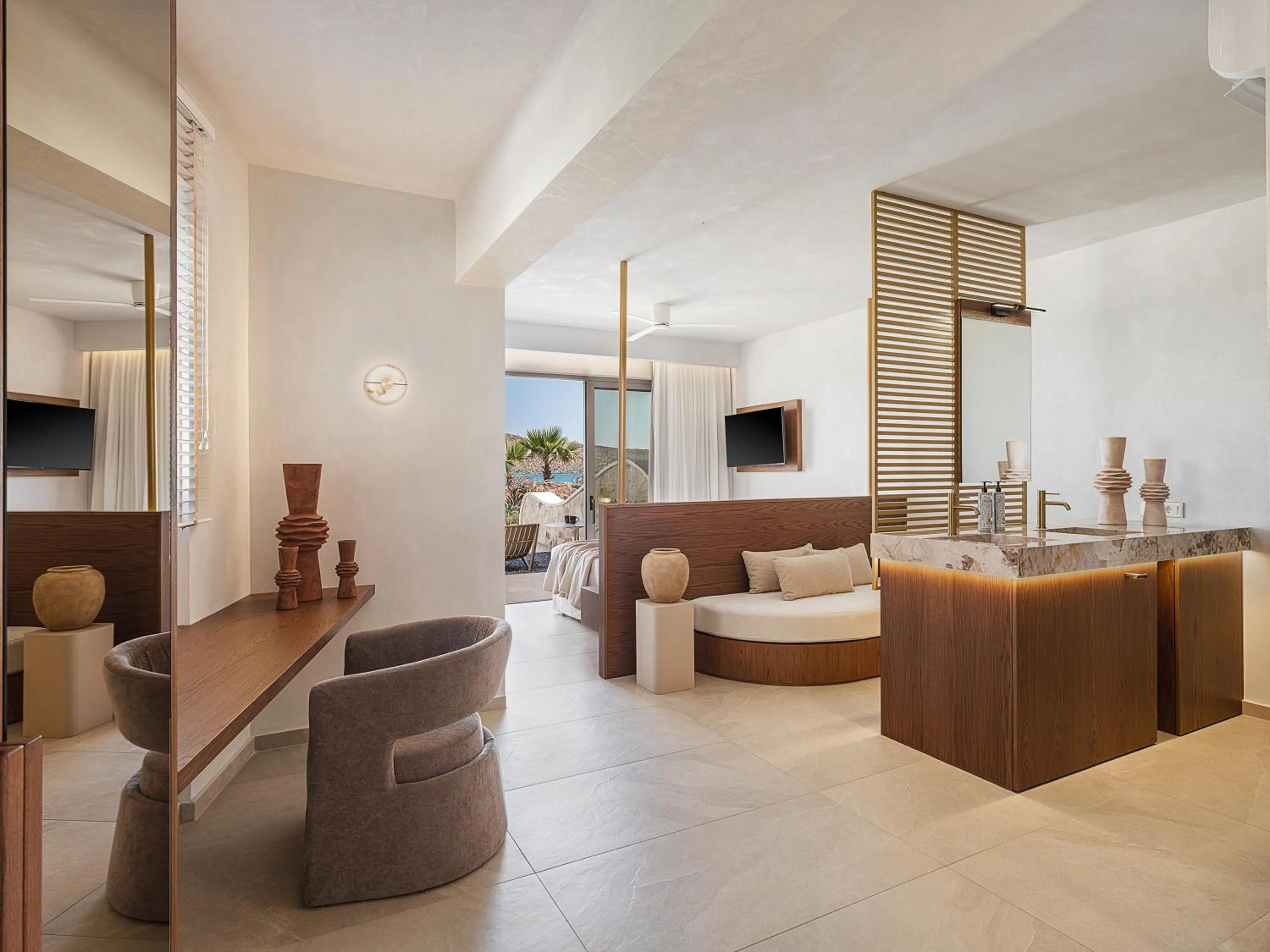 Living room in Vergina Beach Hotel